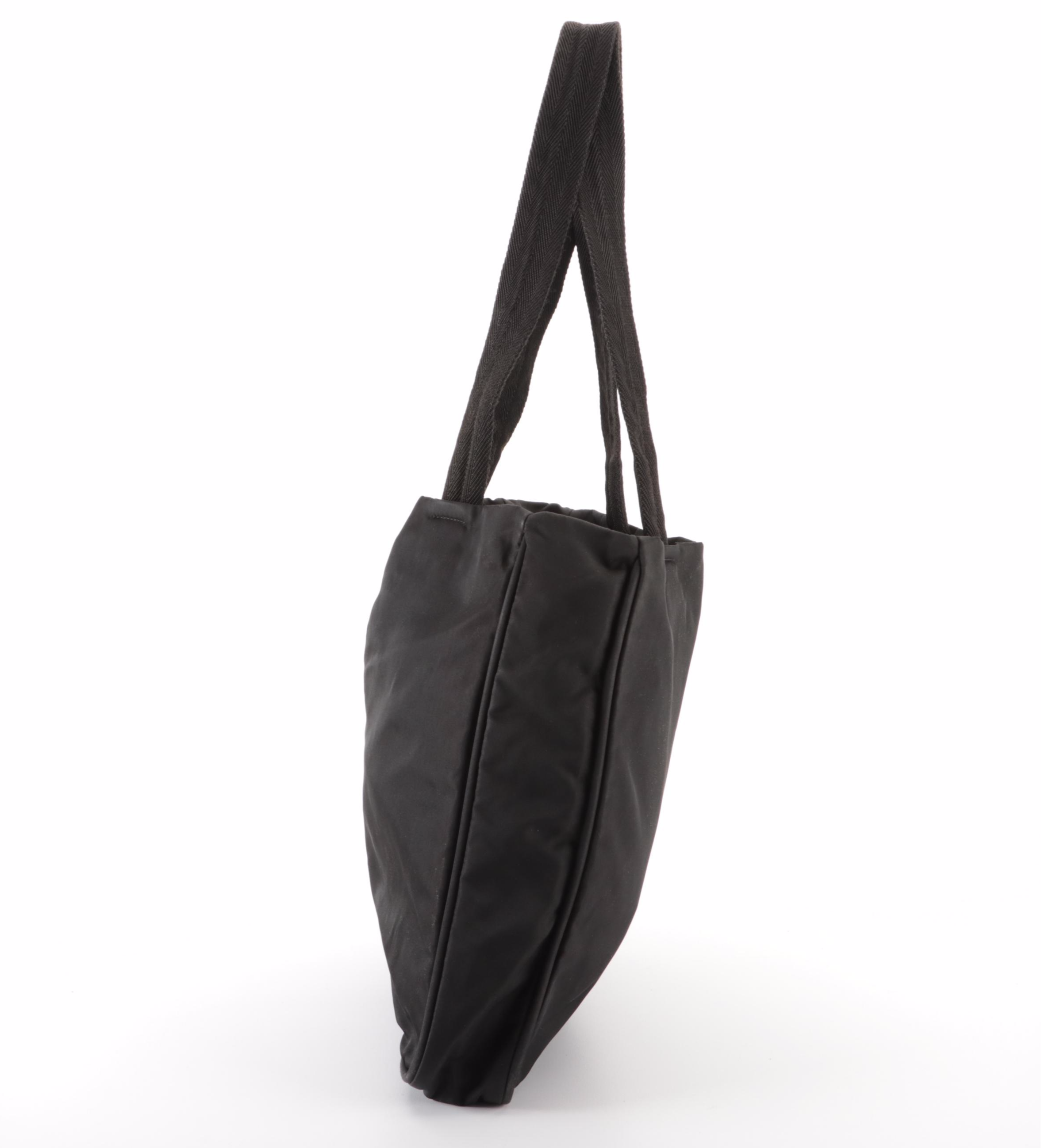 Prada Shoulder Bag in Black Tessuto Nylon