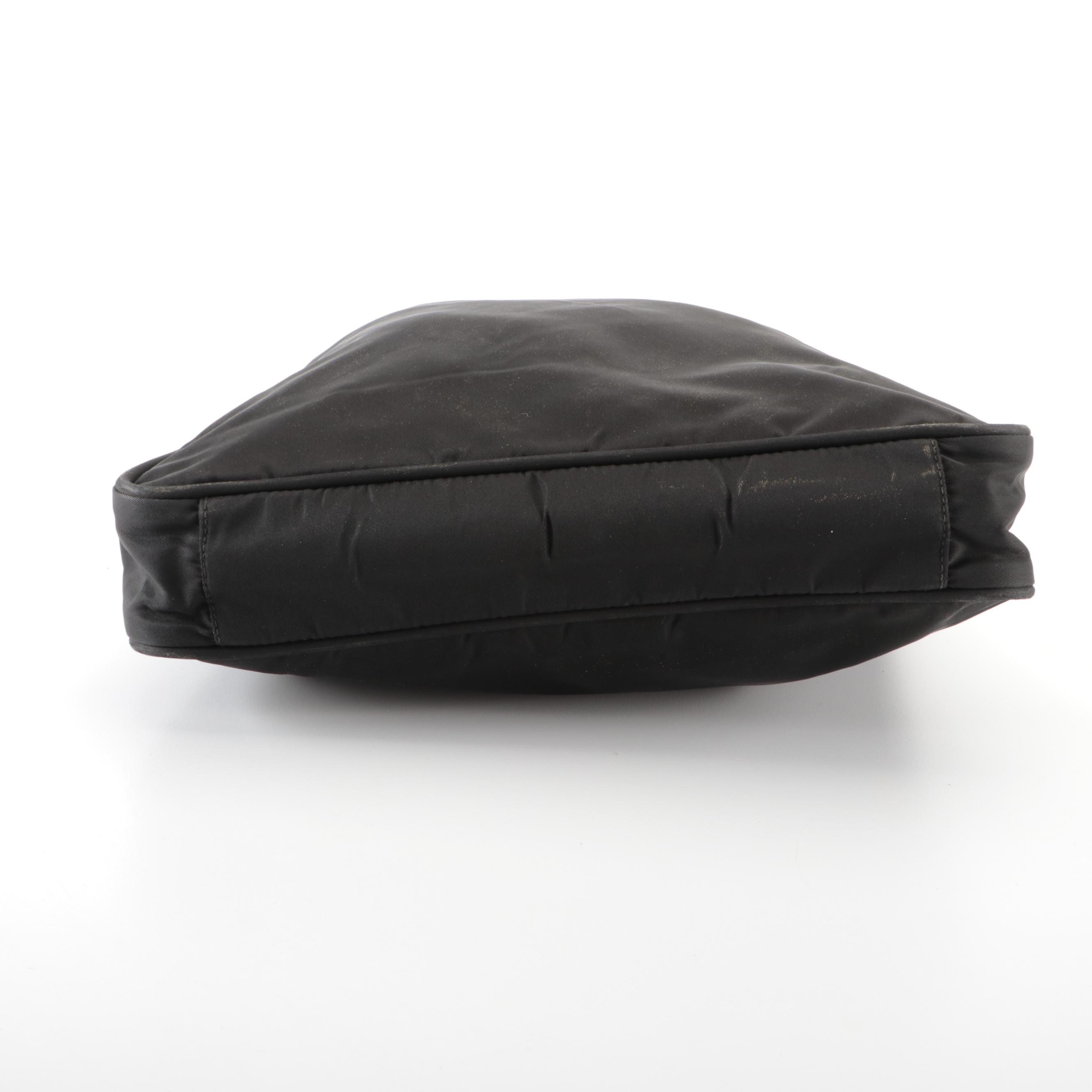 Prada Shoulder Bag in Black Tessuto Nylon
