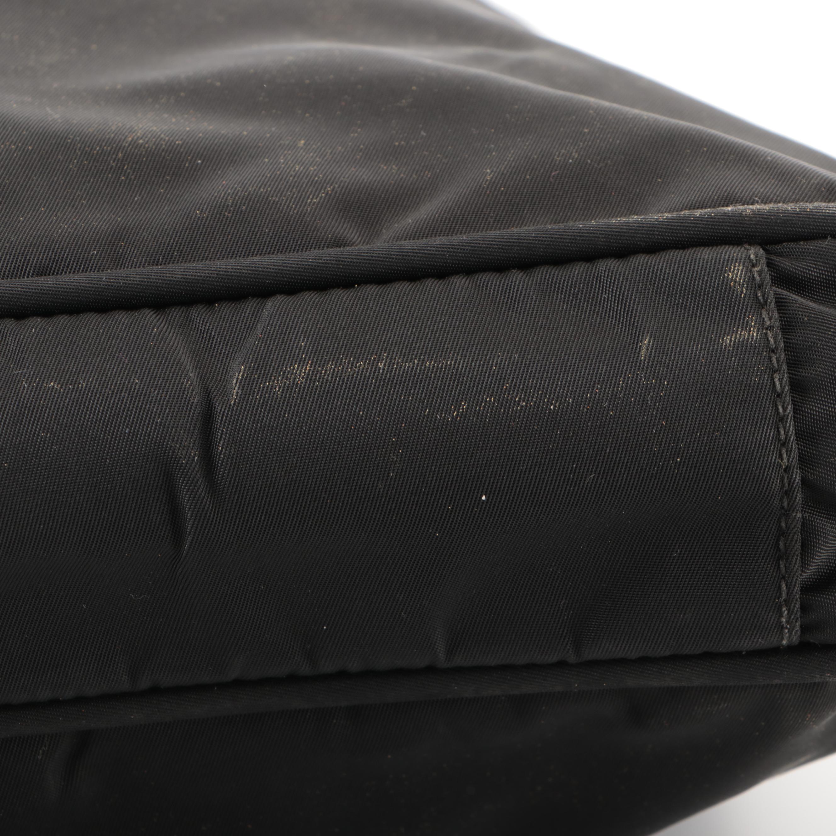 Prada Shoulder Bag in Black Tessuto Nylon