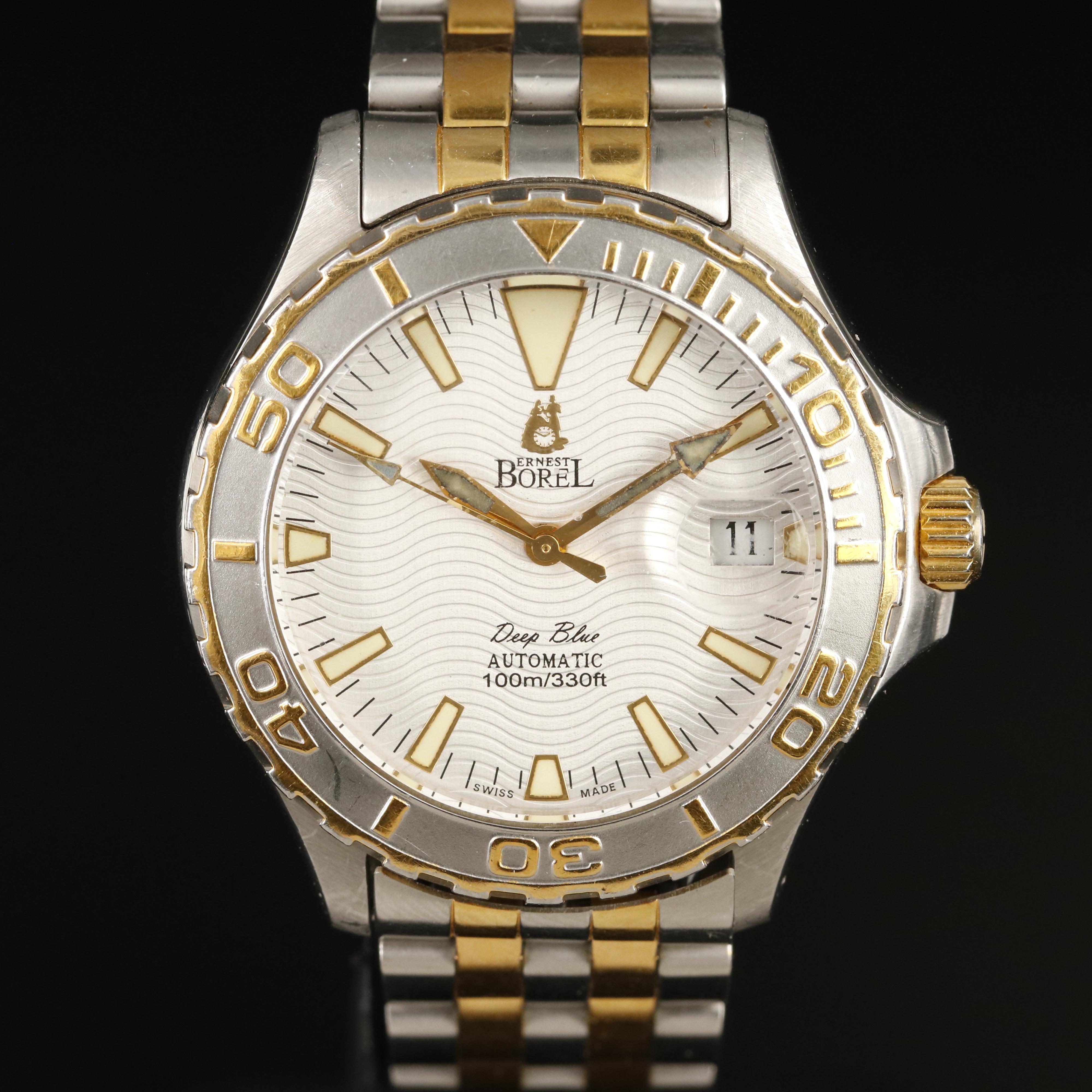 Ernest Borel "Deep Blue" Automatic Watch