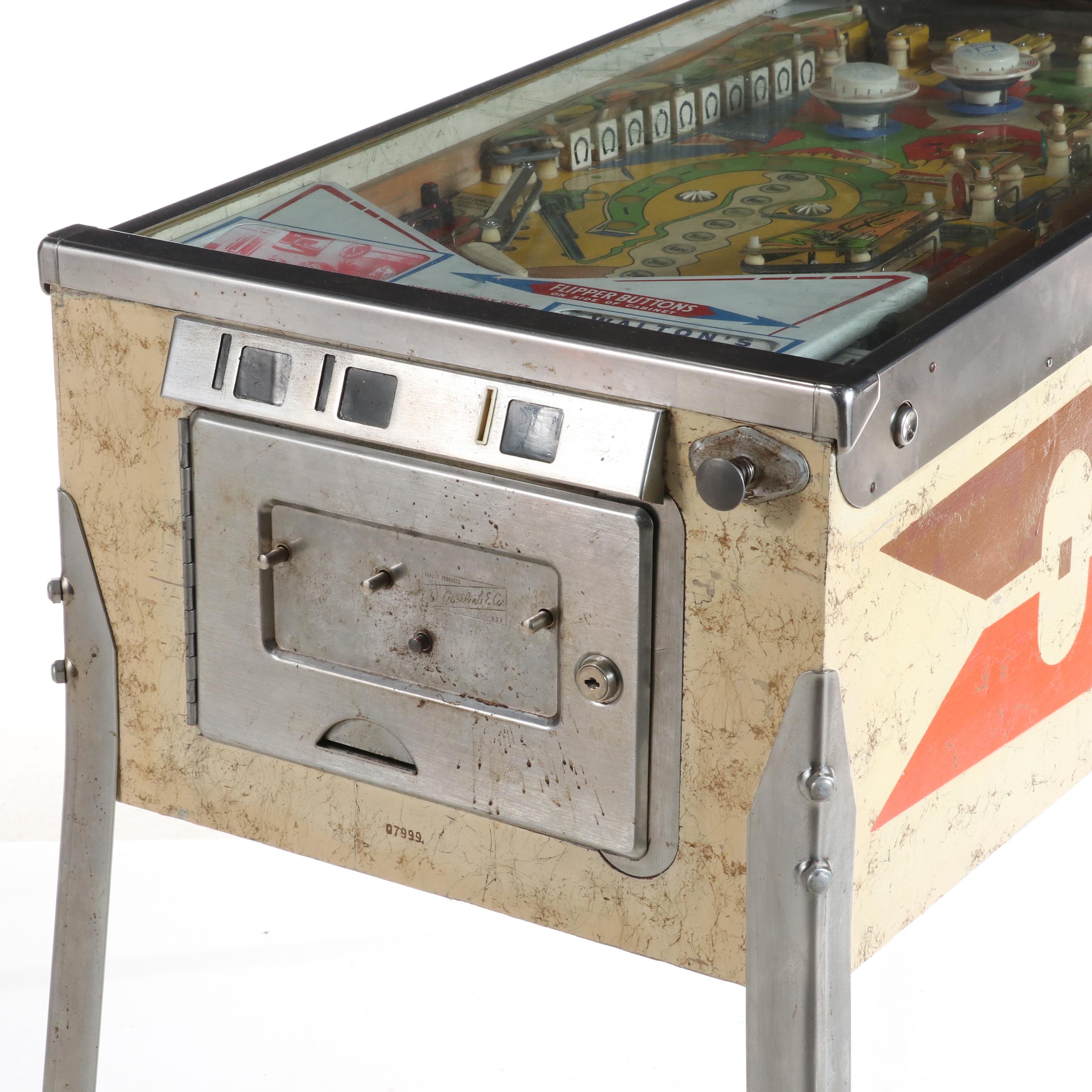 Gottlieb's "Lawman" Two Player Pinball Machine