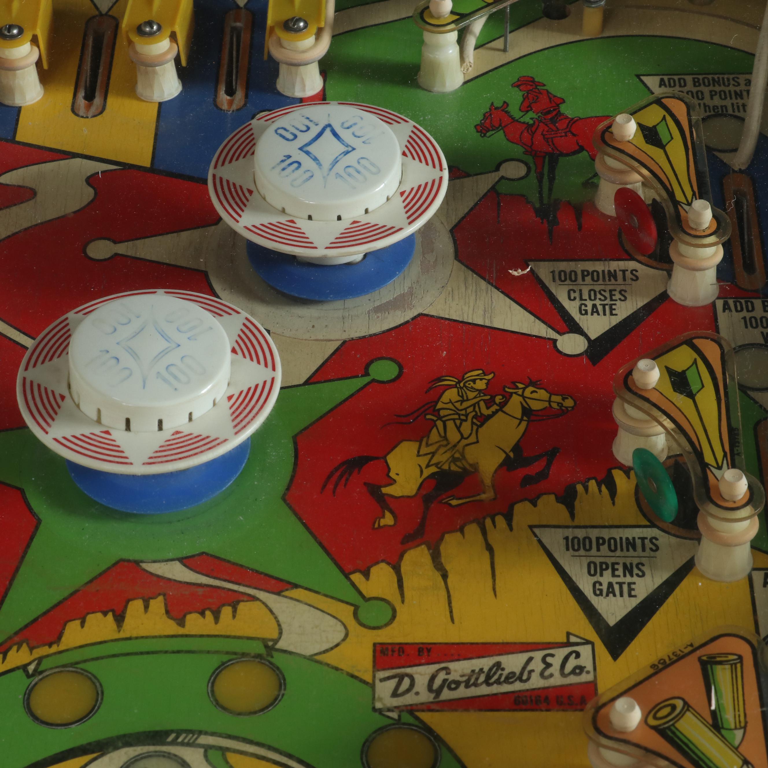 Gottlieb's "Lawman" Two Player Pinball Machine