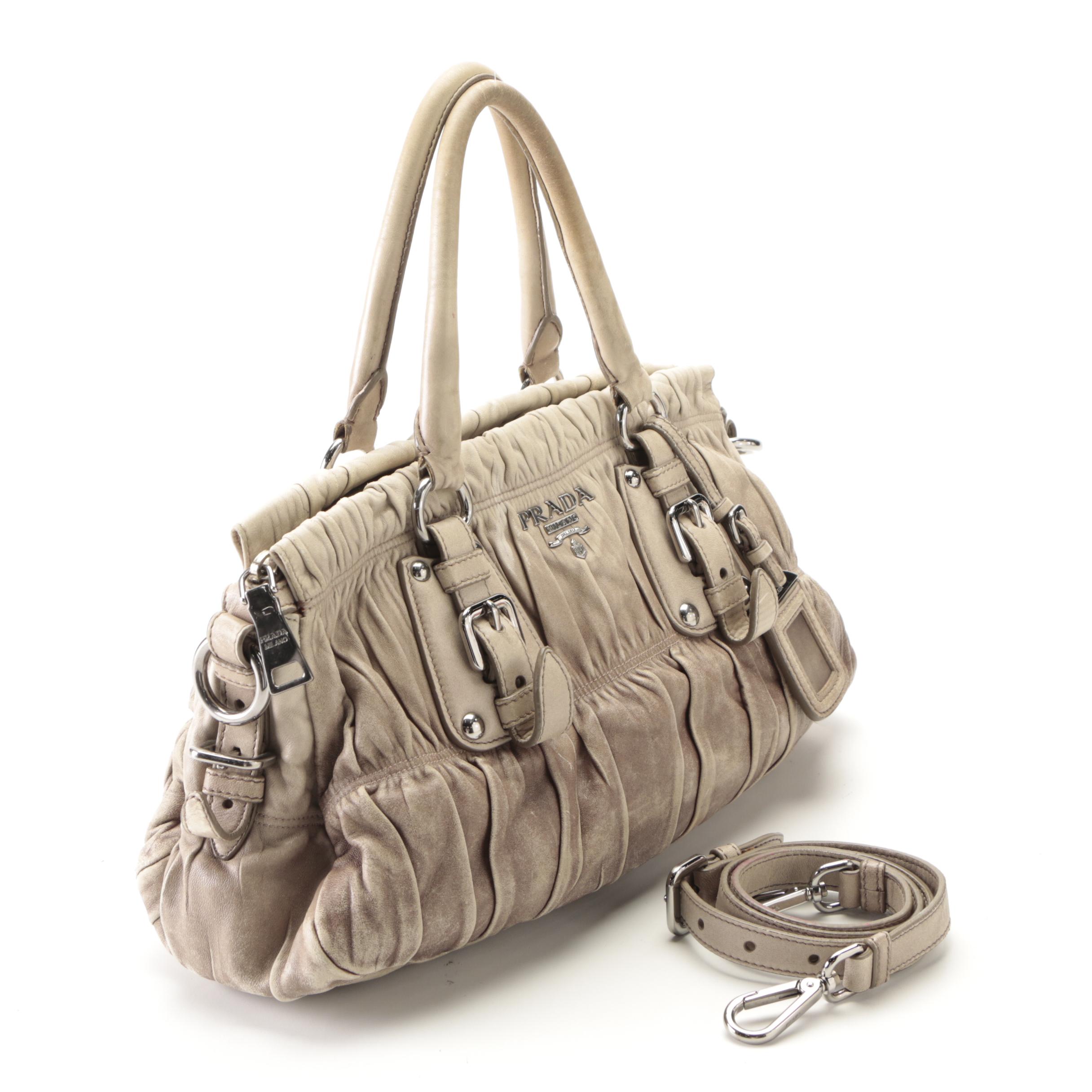 Prada Satchel Bag in Ombré Nappa Gaufre