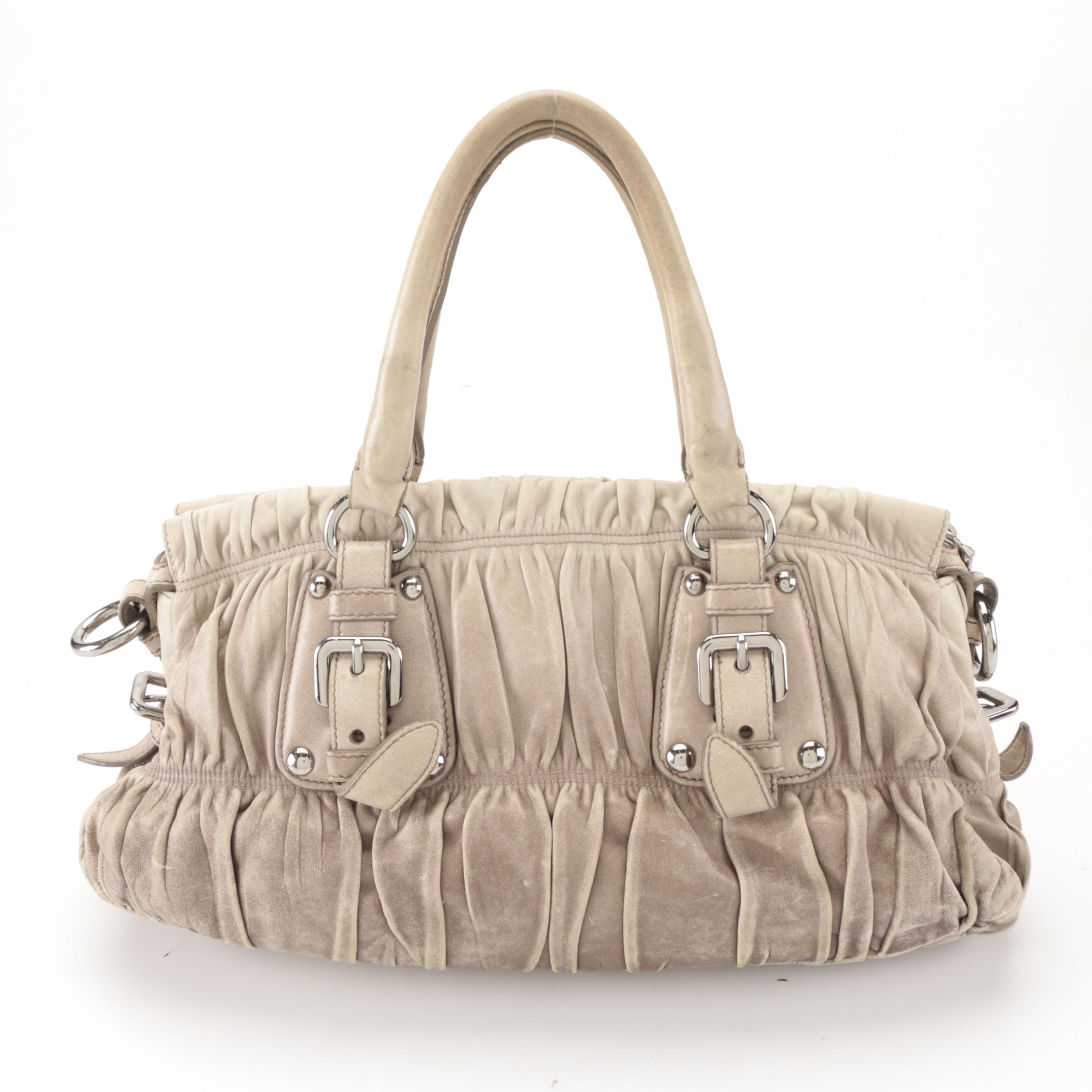 Prada Satchel Bag in Ombré Nappa Gaufre