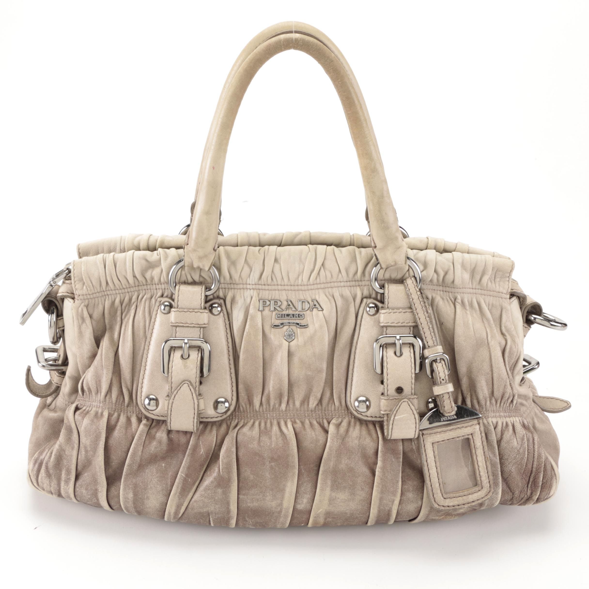 Prada Satchel Bag in Ombré Nappa Gaufre