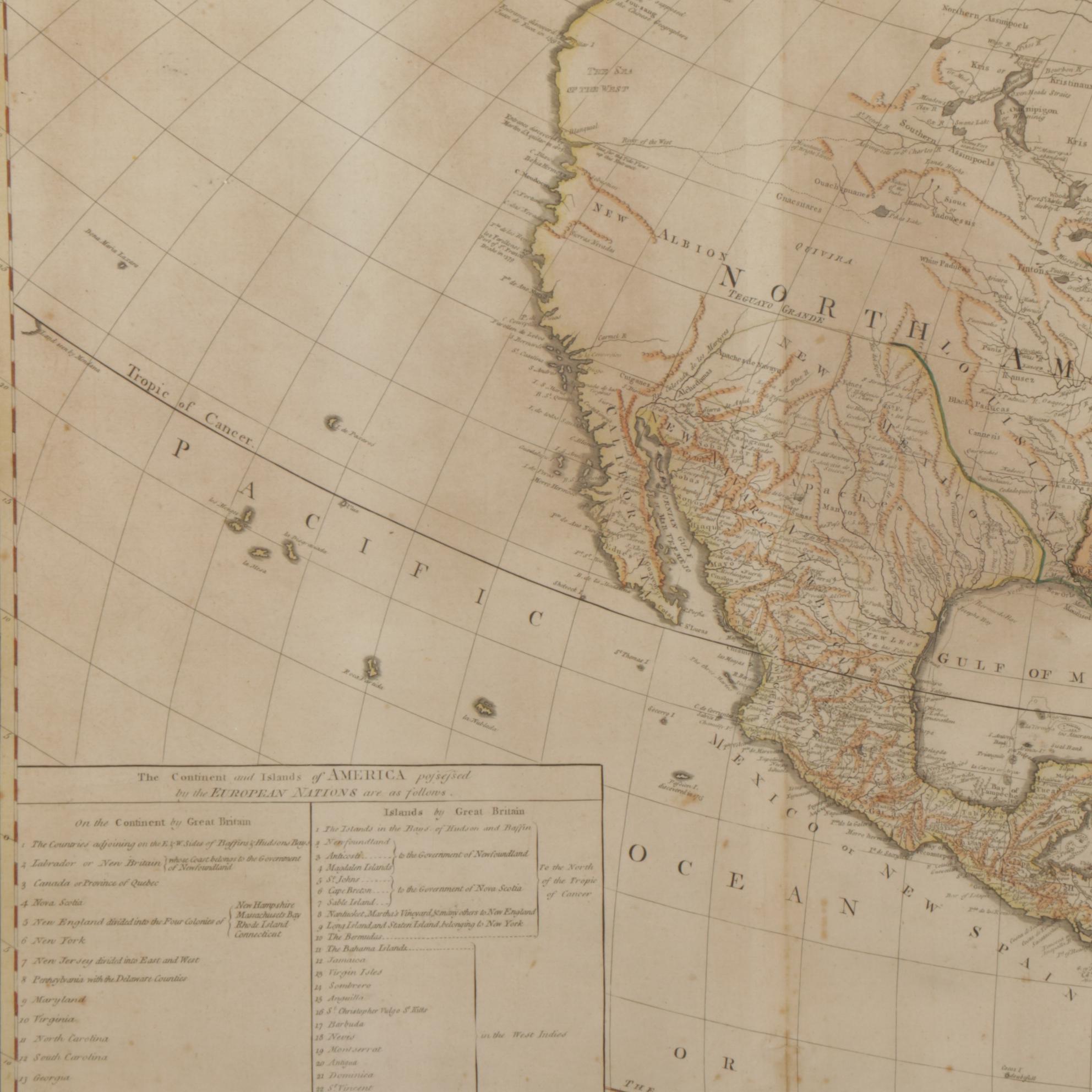 Sawyer and Bennett "A New Map of the Whole Continent of America", 1777