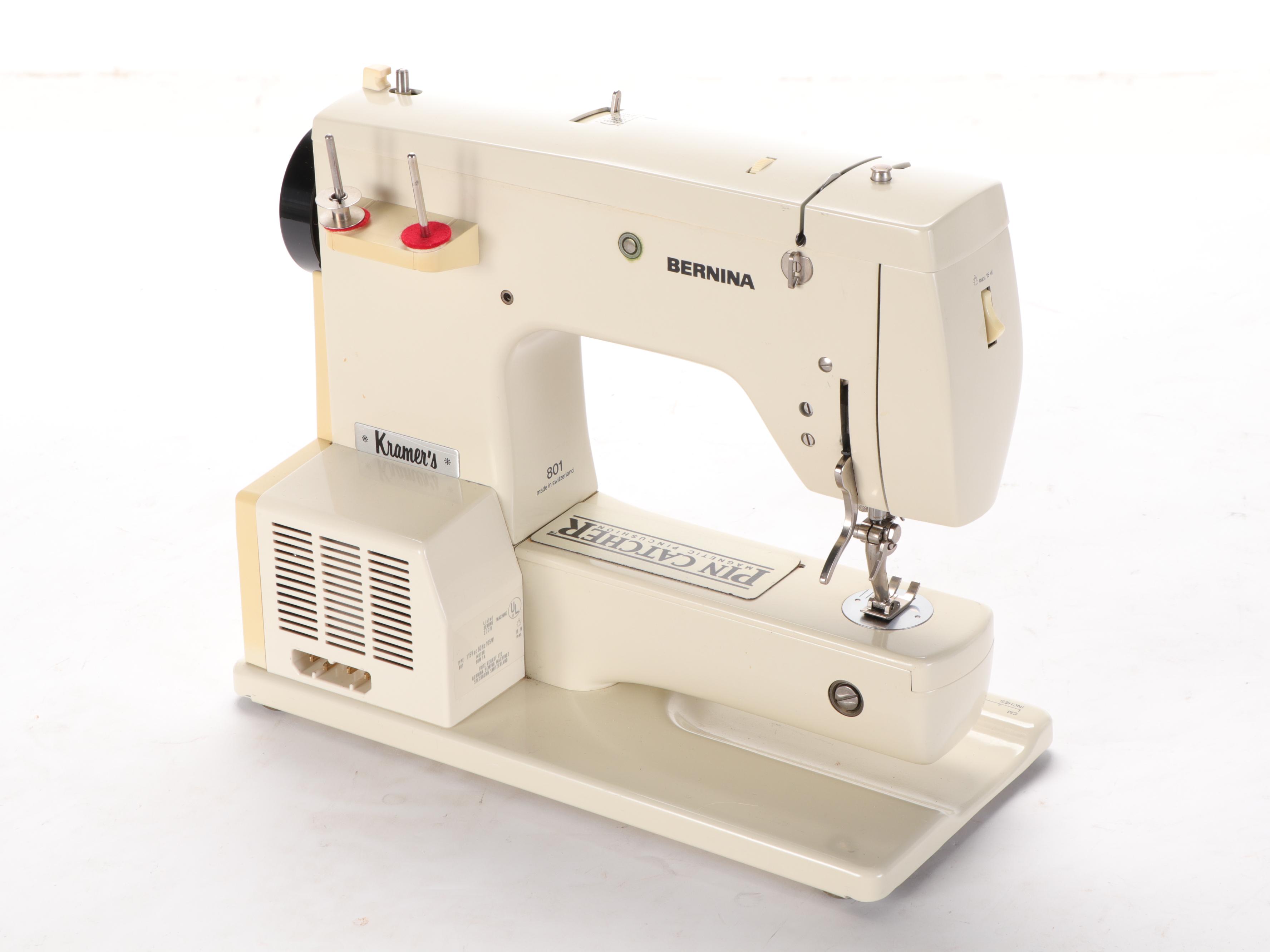 Bernina Electronic Sewing Machine With Case and Accessories