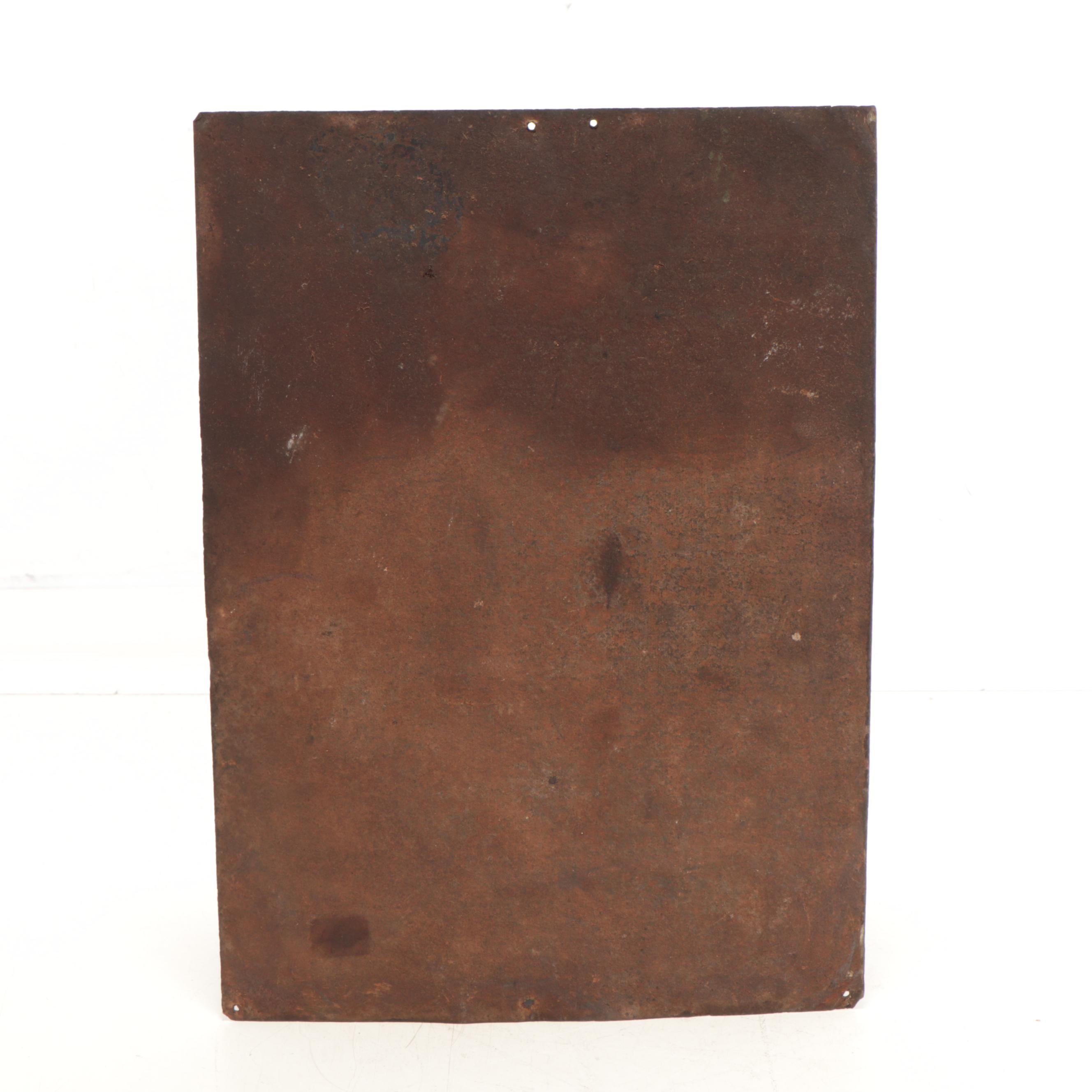 Mexican Retablo Painting of The Virgin Mary, Circa 1900