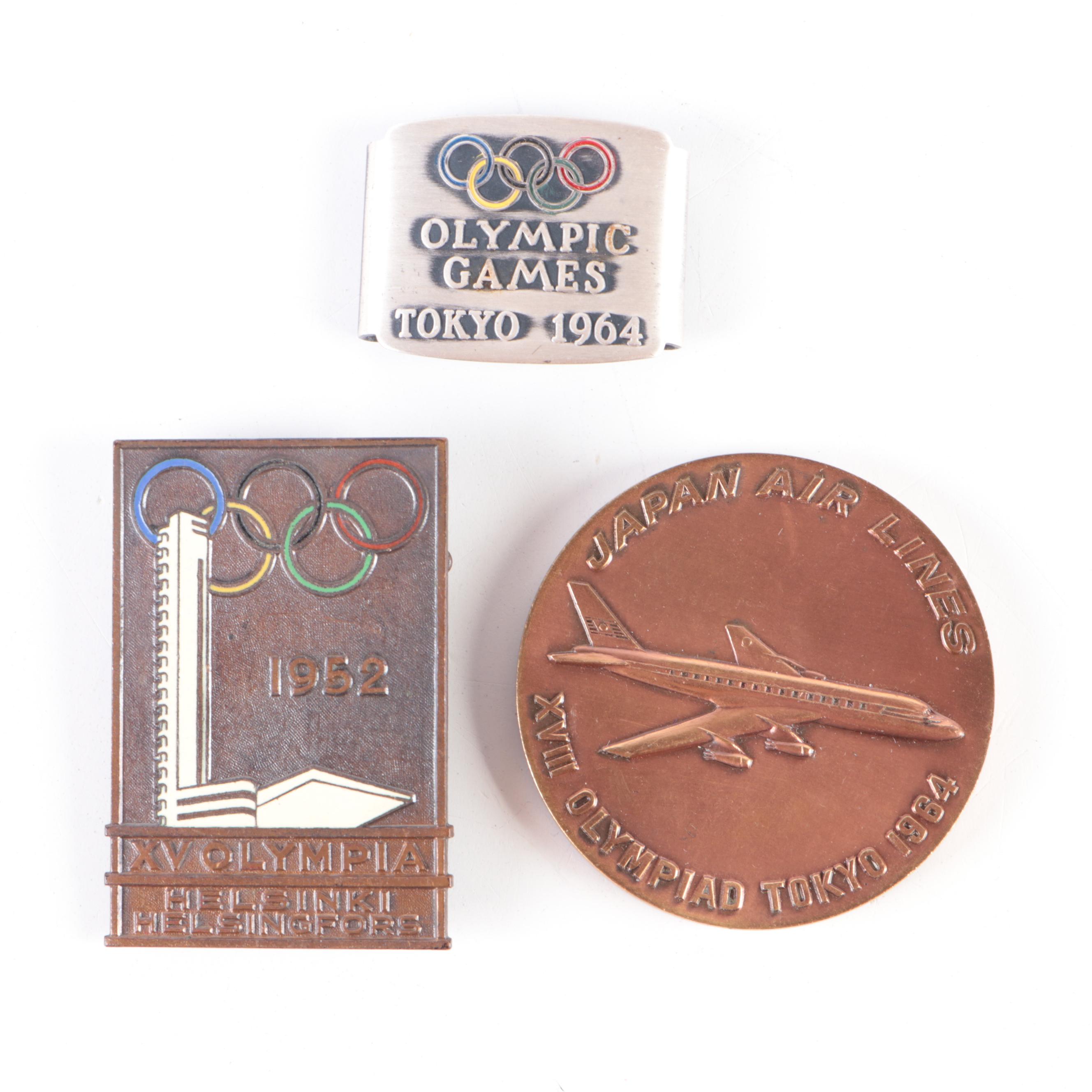 James M. Schoonmaker II Olympic Sailing Sport Medal and Badge Collection