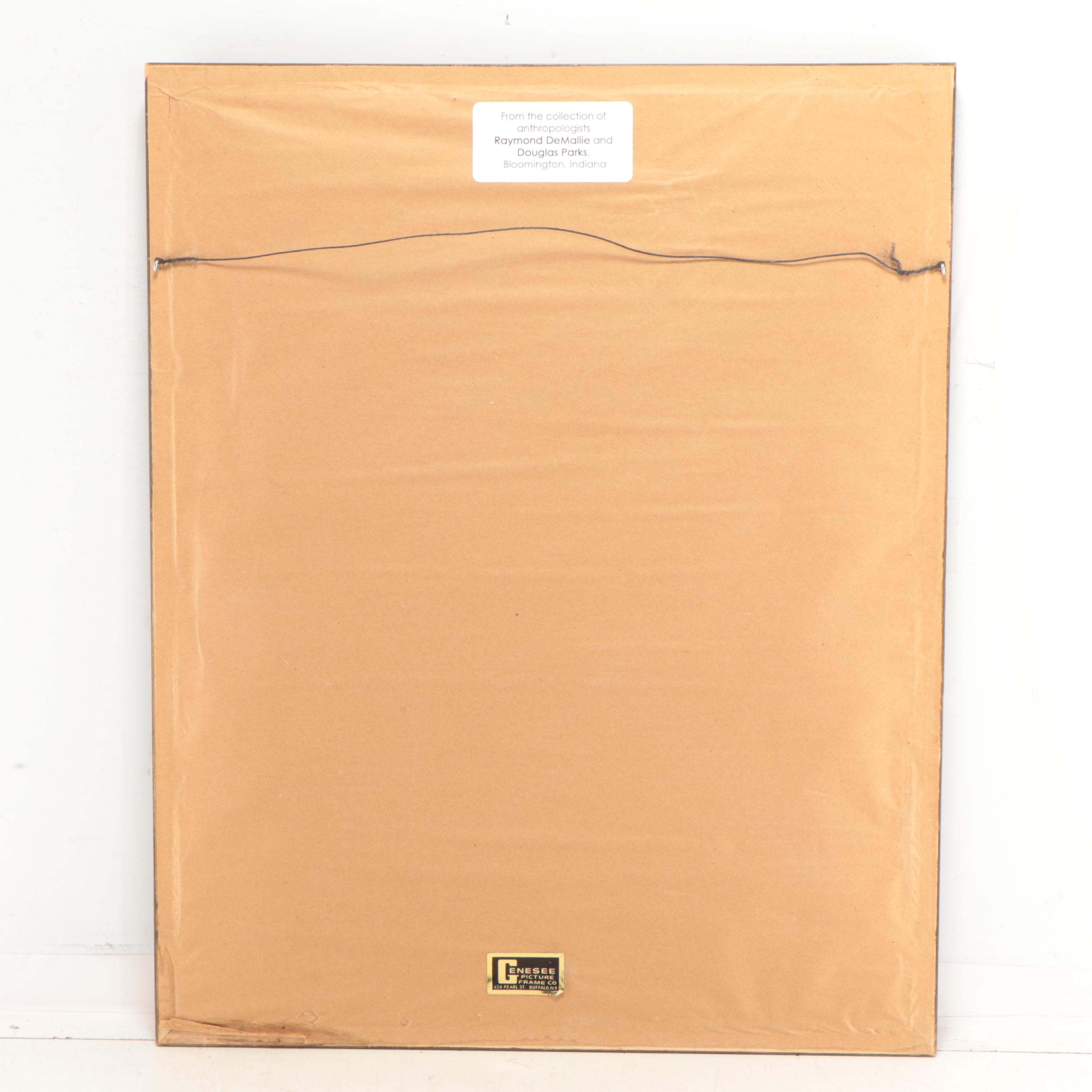 Ramson R. Honahnie Acrylic Painting "Hopi Eagle Dancer"