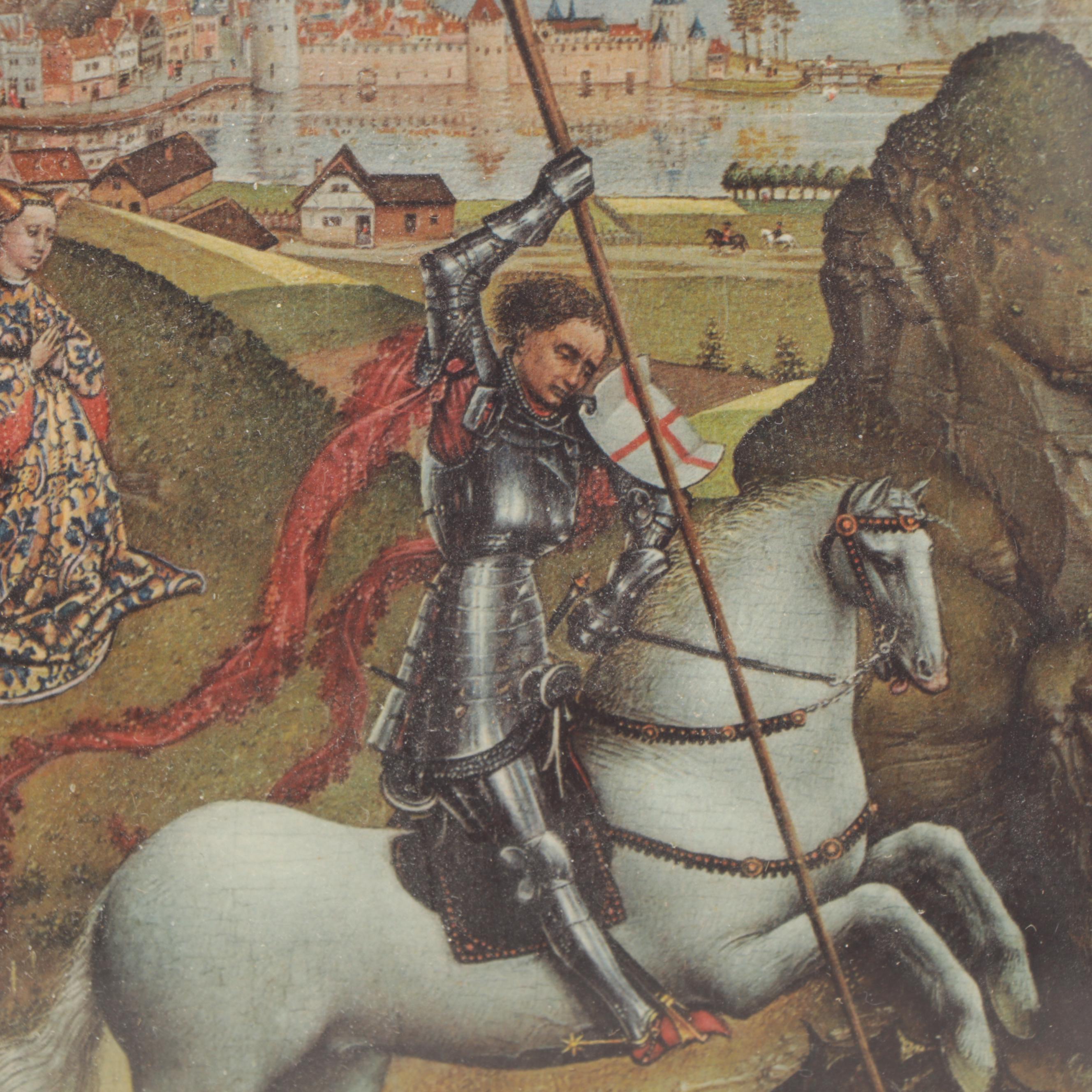 Digital Print After Rogier van der Weyden "Saint George and the Dragon"