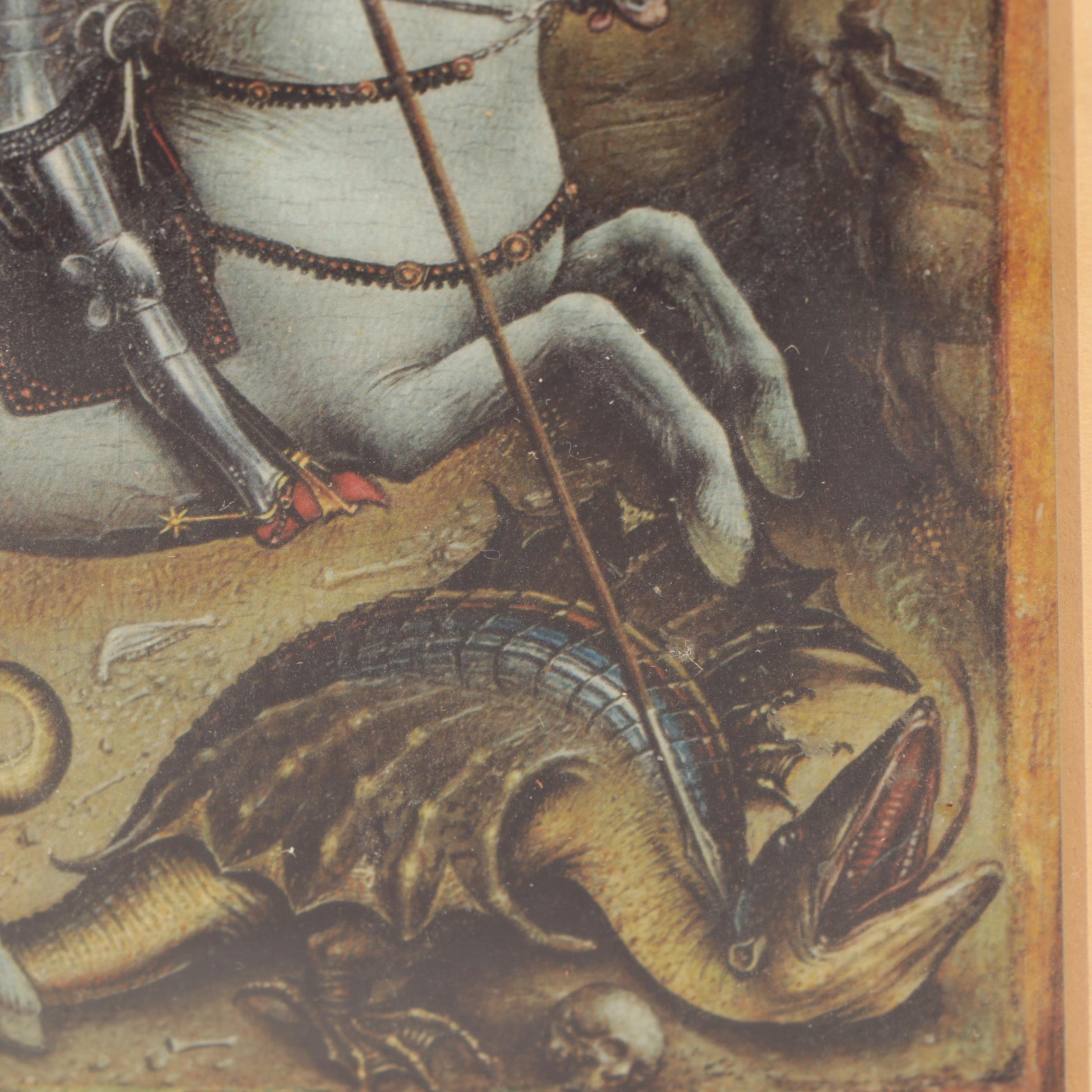 Digital Print After Rogier van der Weyden "Saint George and the Dragon"