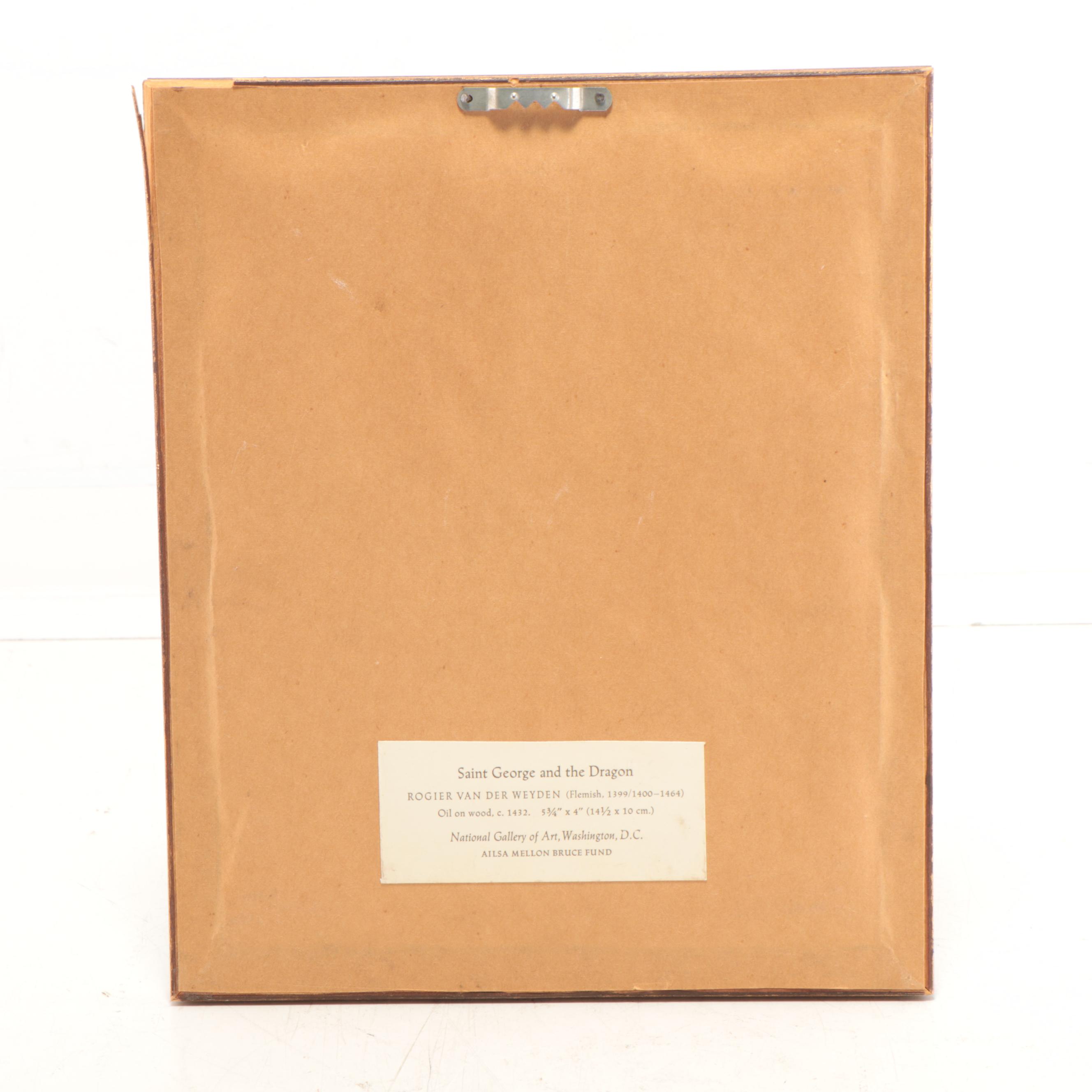 Digital Print After Rogier van der Weyden "Saint George and the Dragon"