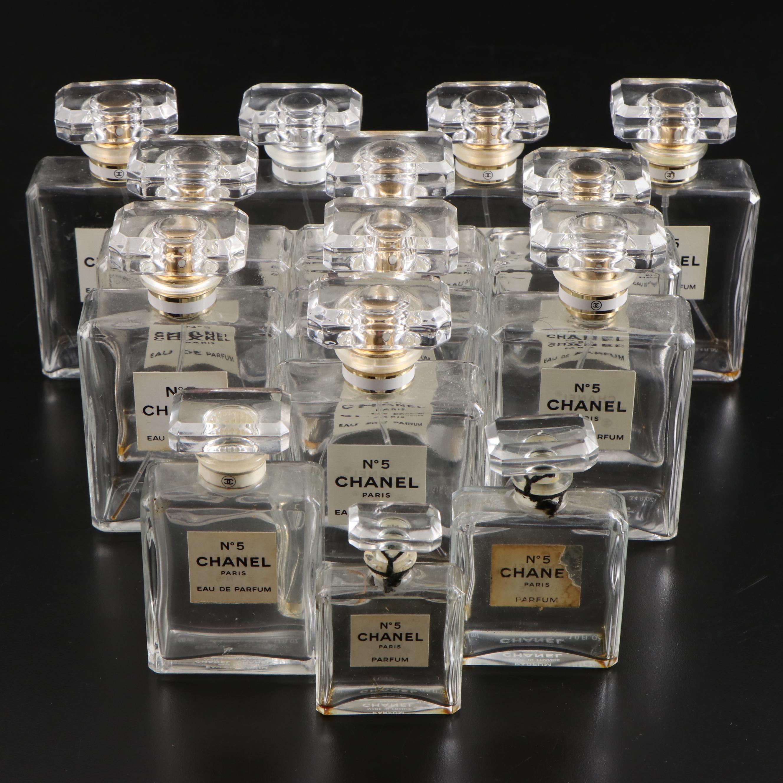 Chanel No. 5 Glass Perfume Bottles