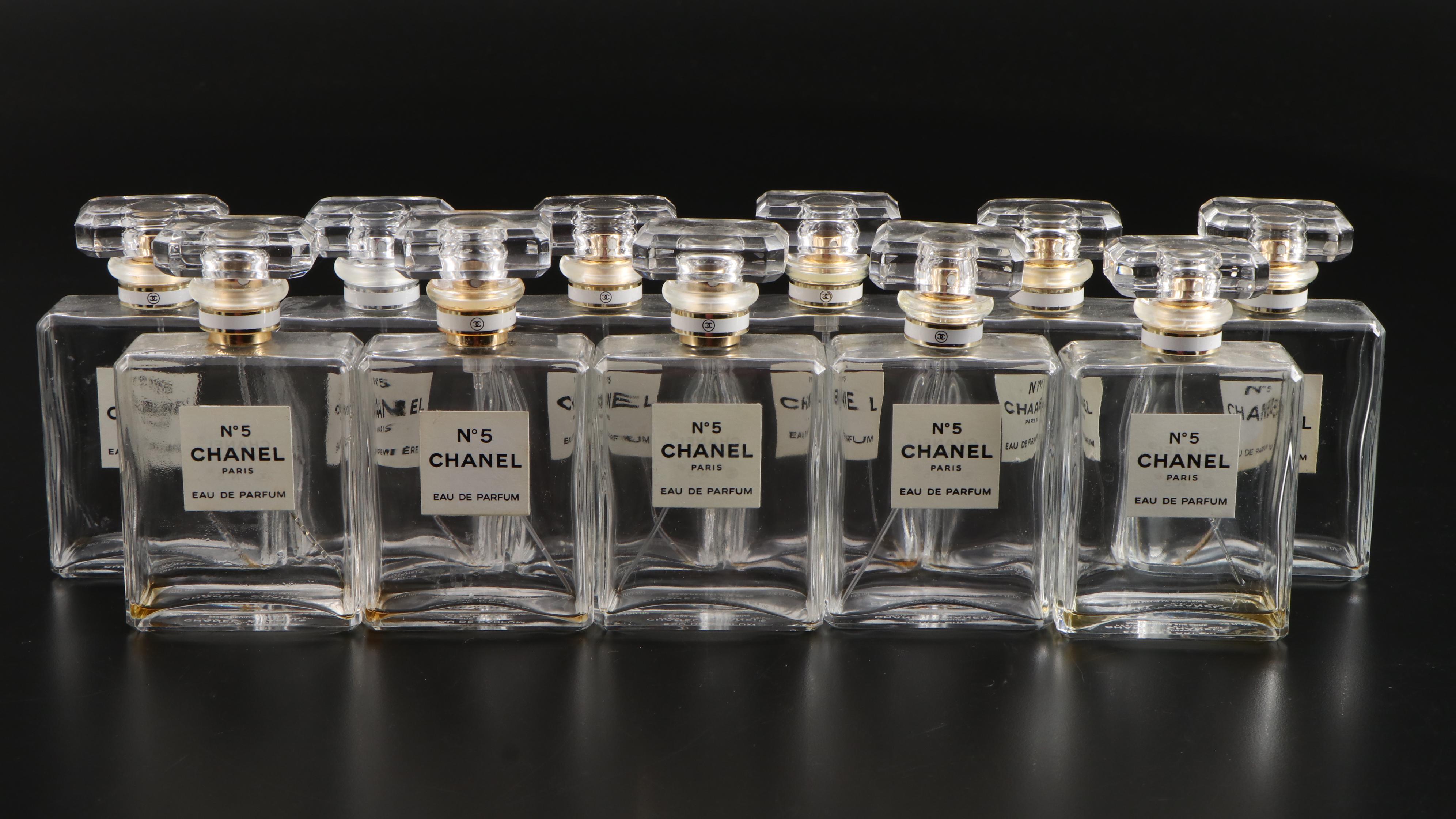 Chanel No. 5 Glass Perfume Bottles