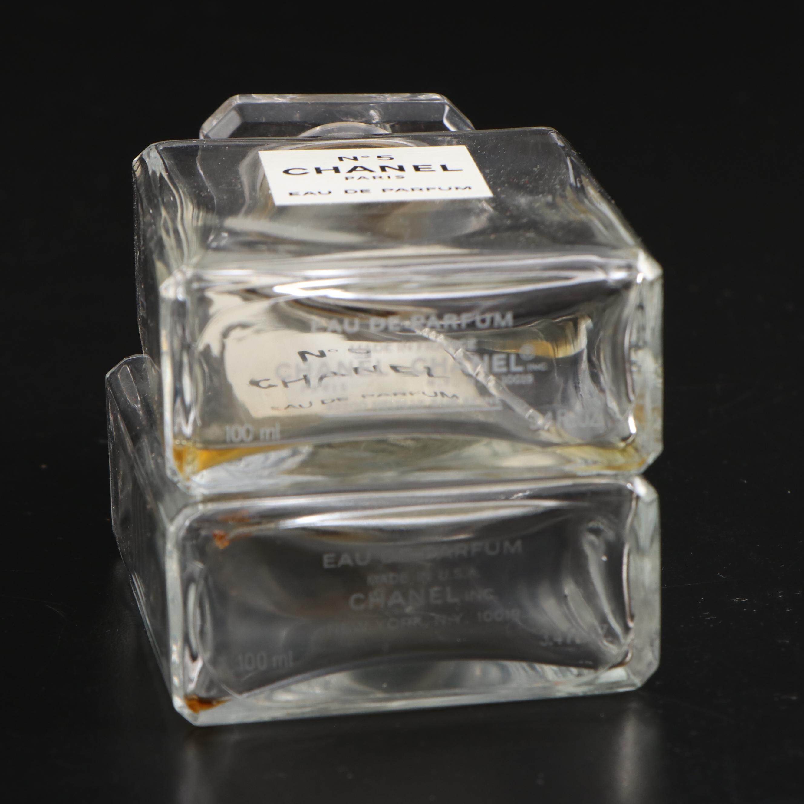 Chanel No. 5 Glass Perfume Bottles