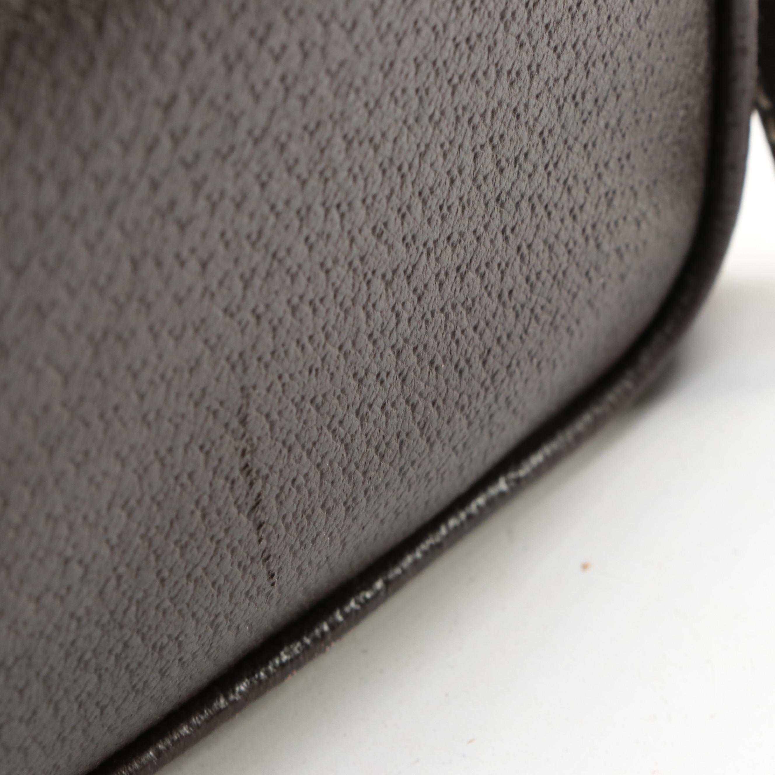 Prada Small Bauletto Handbag in Dark Brown Cinghiale Leather