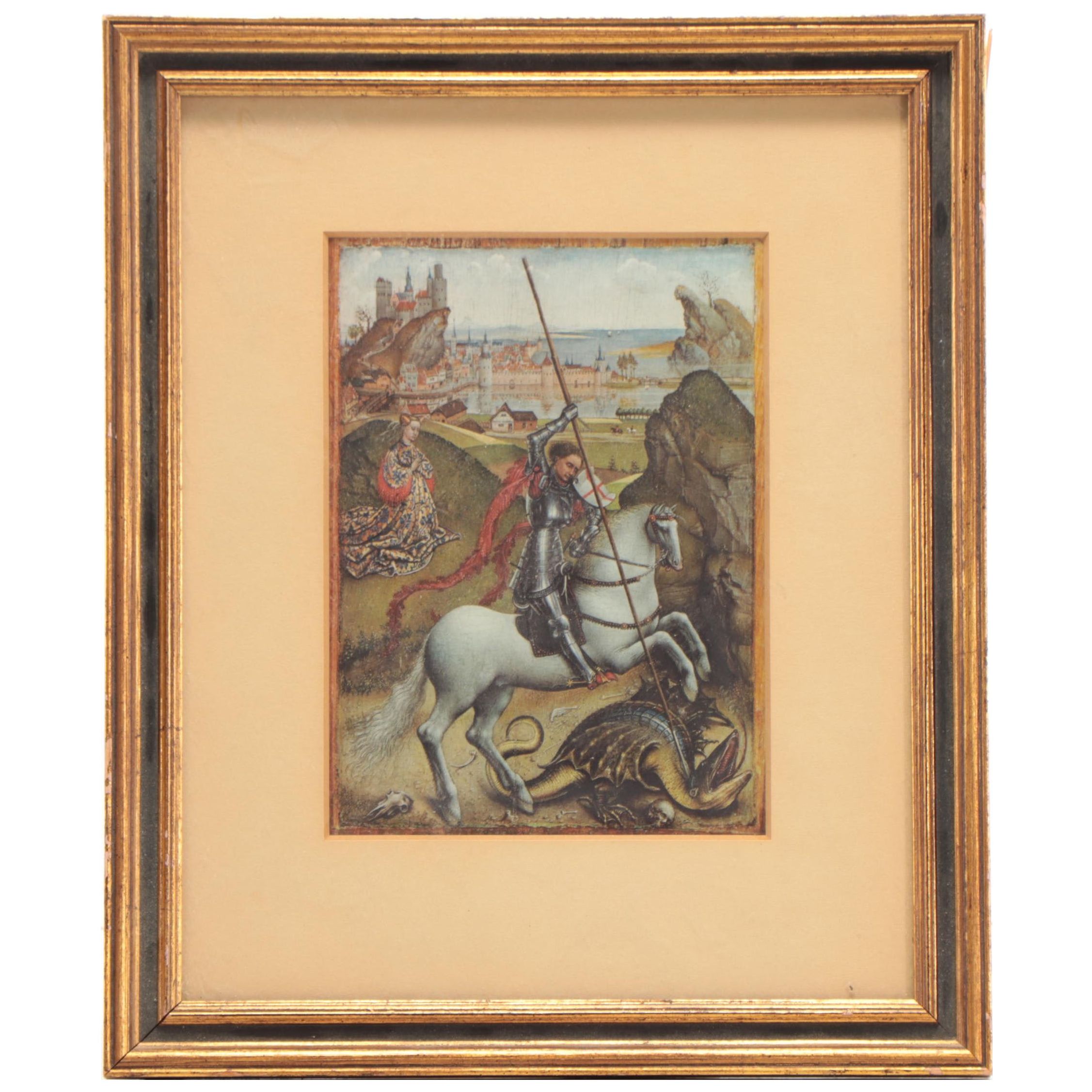 Digital Print After Rogier van der Weyden "Saint George and the Dragon"