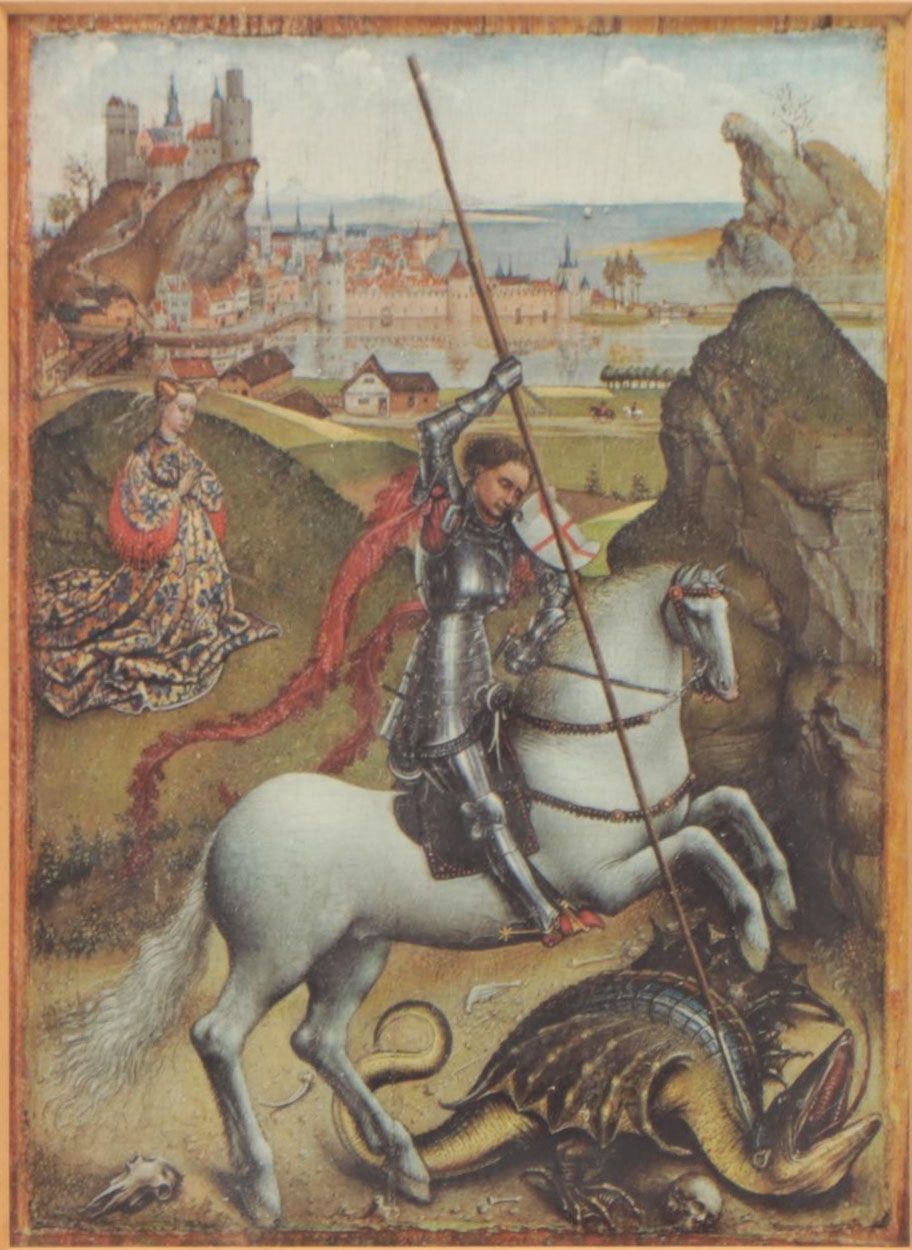 Digital Print After Rogier van der Weyden "Saint George and the Dragon"