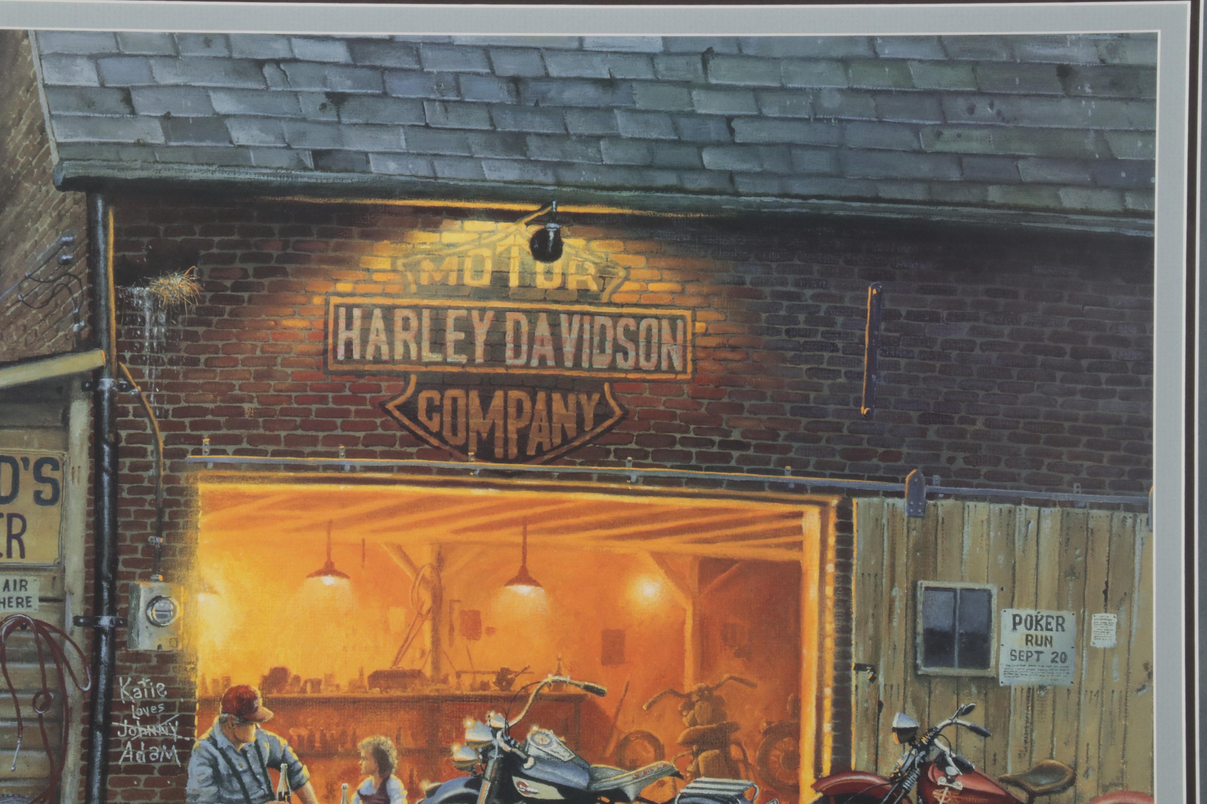 Dave Barnhouse Offset Lithograph "King of the Road," 1995