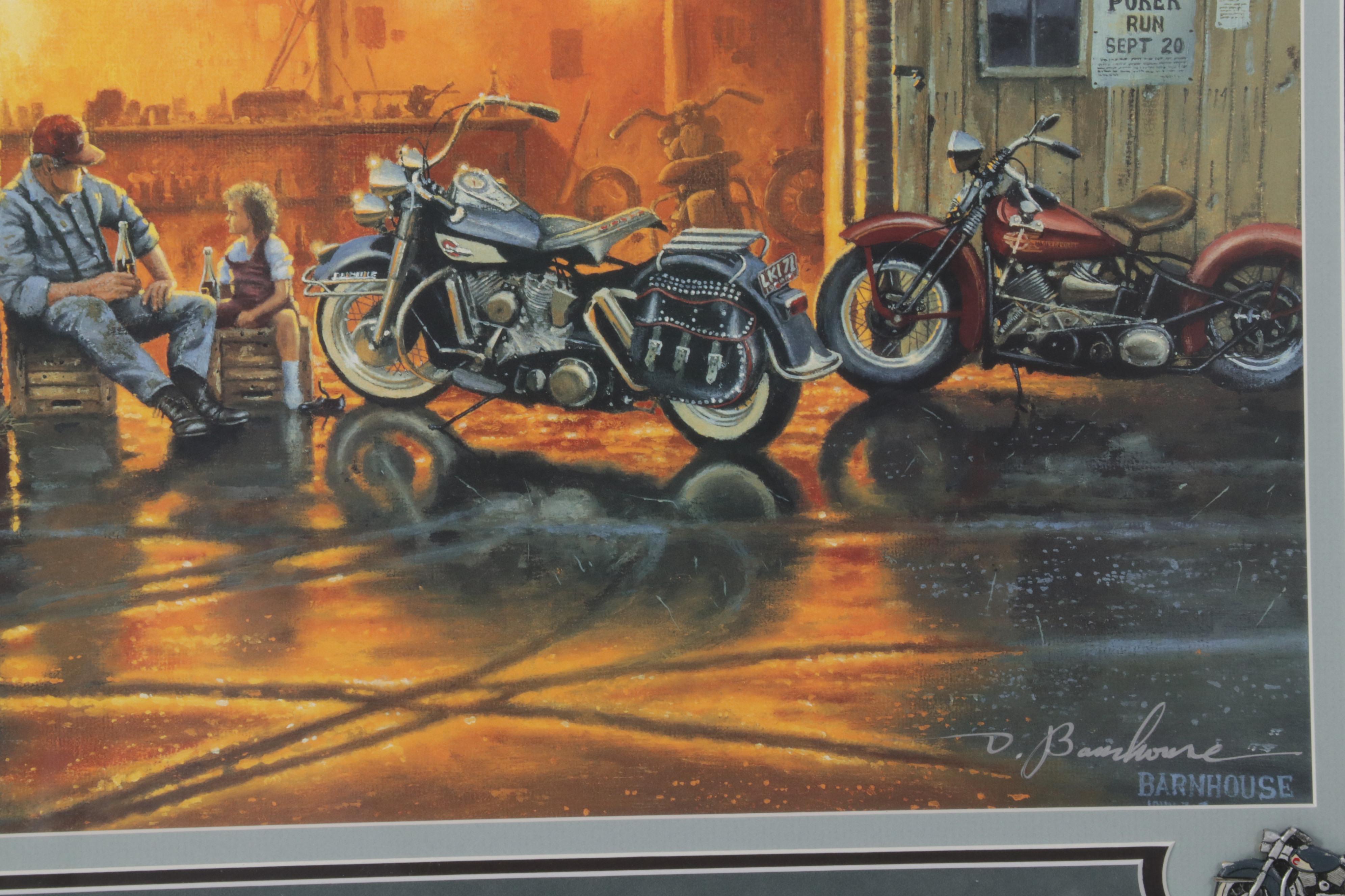 Dave Barnhouse Offset Lithograph "King of the Road," 1995