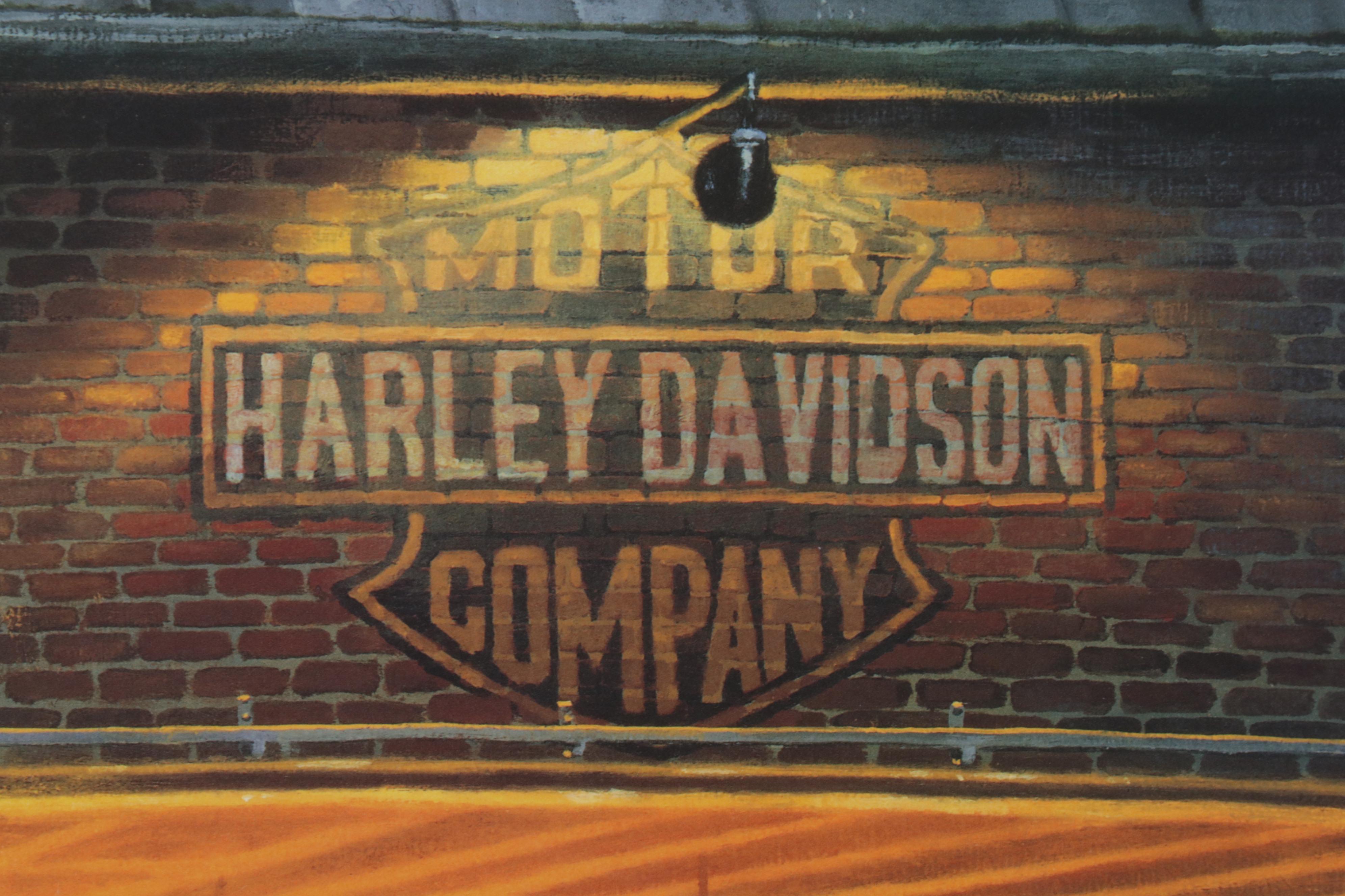 Dave Barnhouse Offset Lithograph "King of the Road," 1995