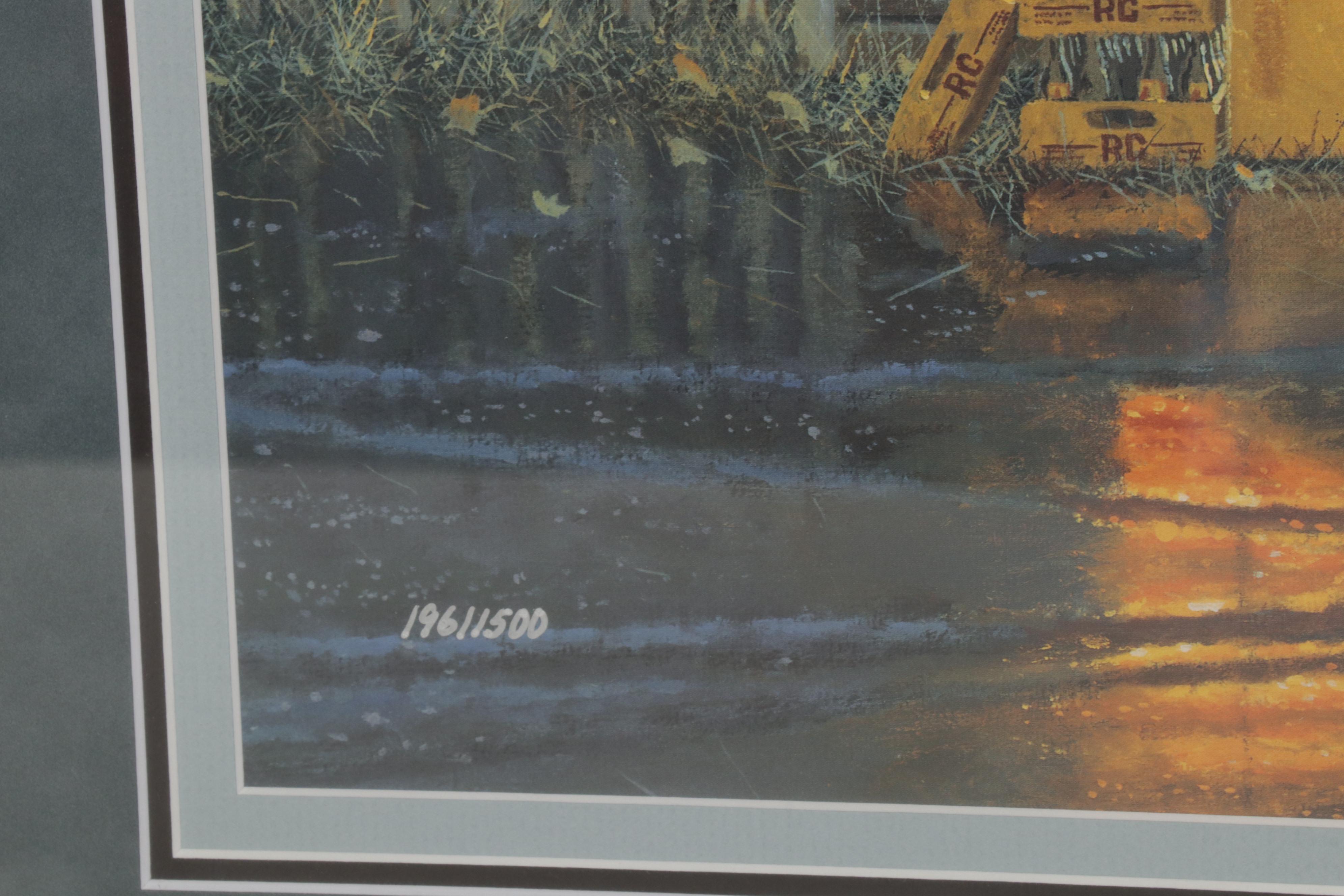 Dave Barnhouse Offset Lithograph "King of the Road," 1995