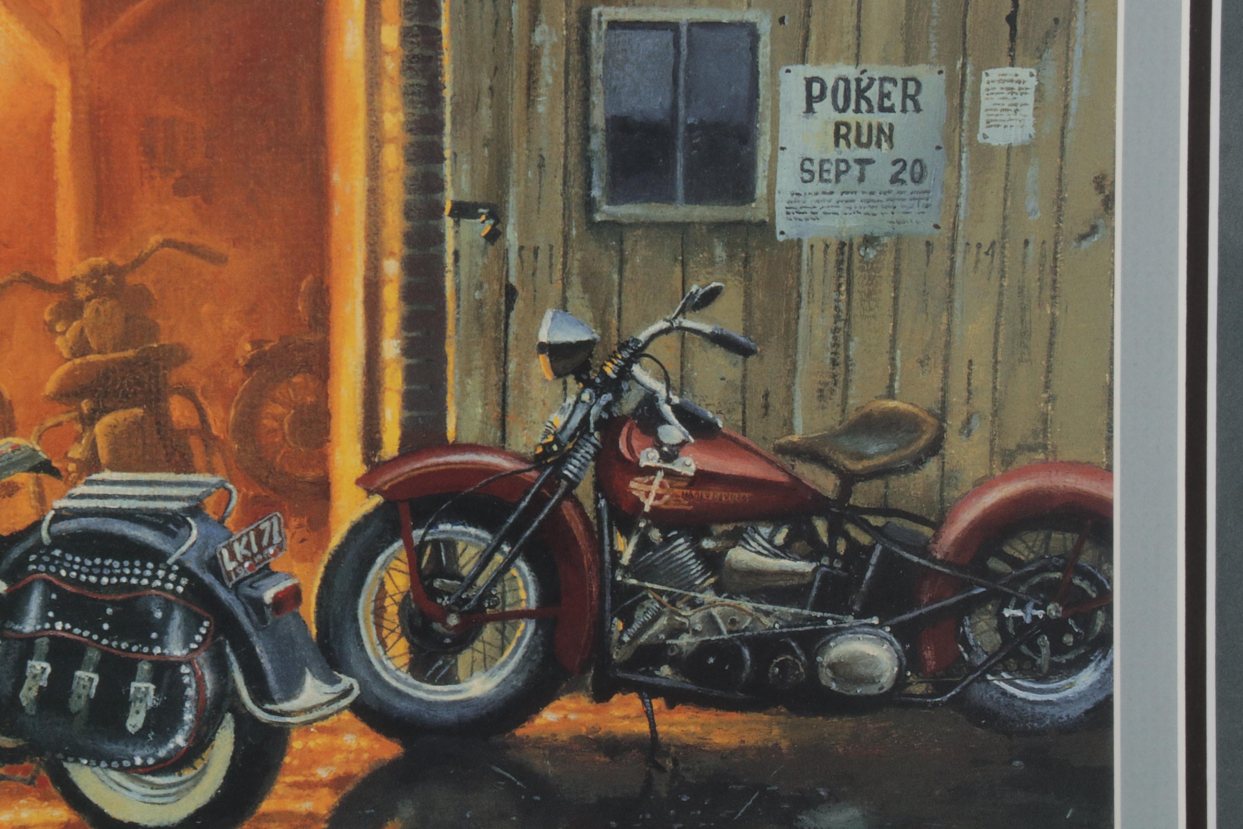 Dave Barnhouse Offset Lithograph "King of the Road," 1995