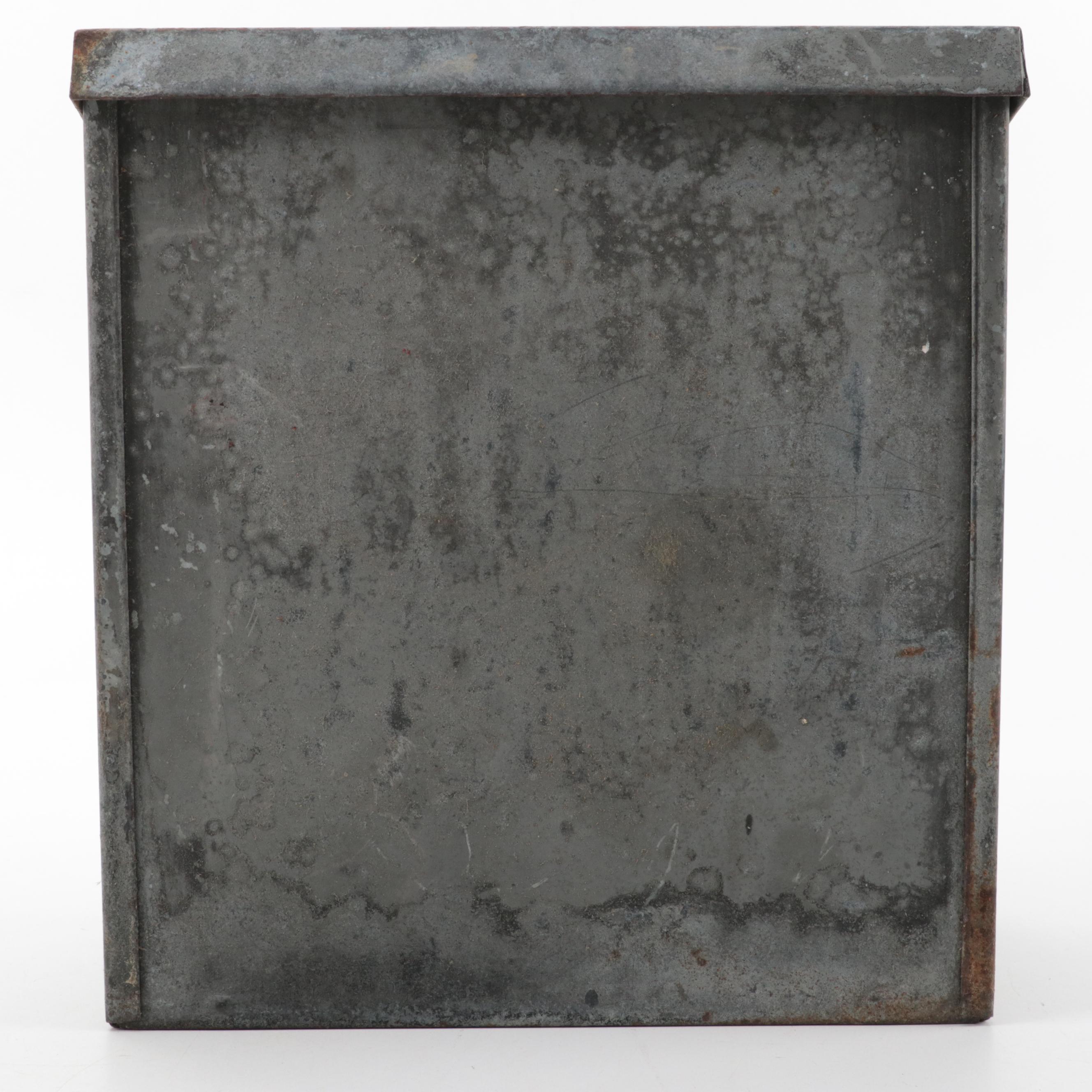 Polk's Milk Metal Container, Late 19th Century