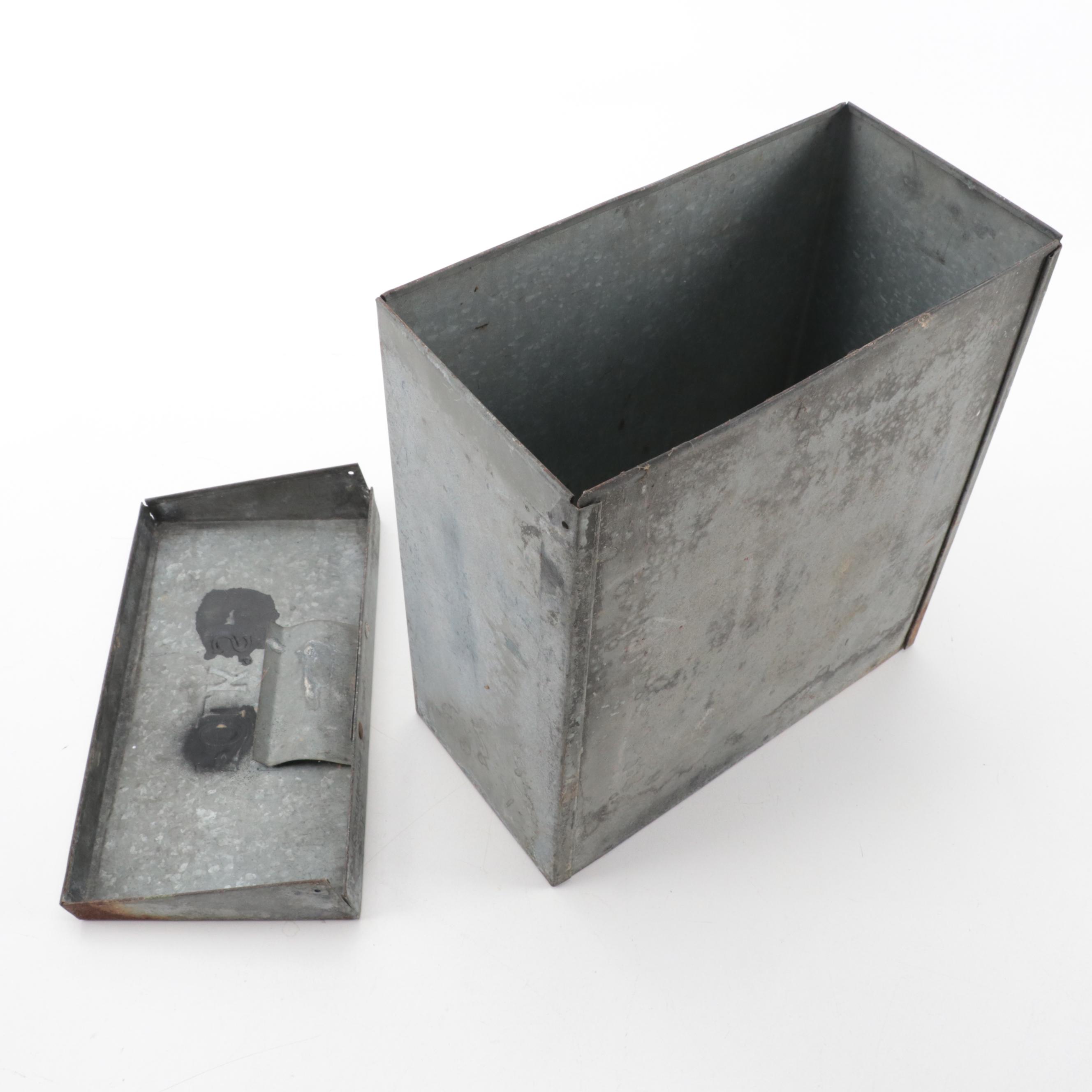 Polk's Milk Metal Container, Late 19th Century