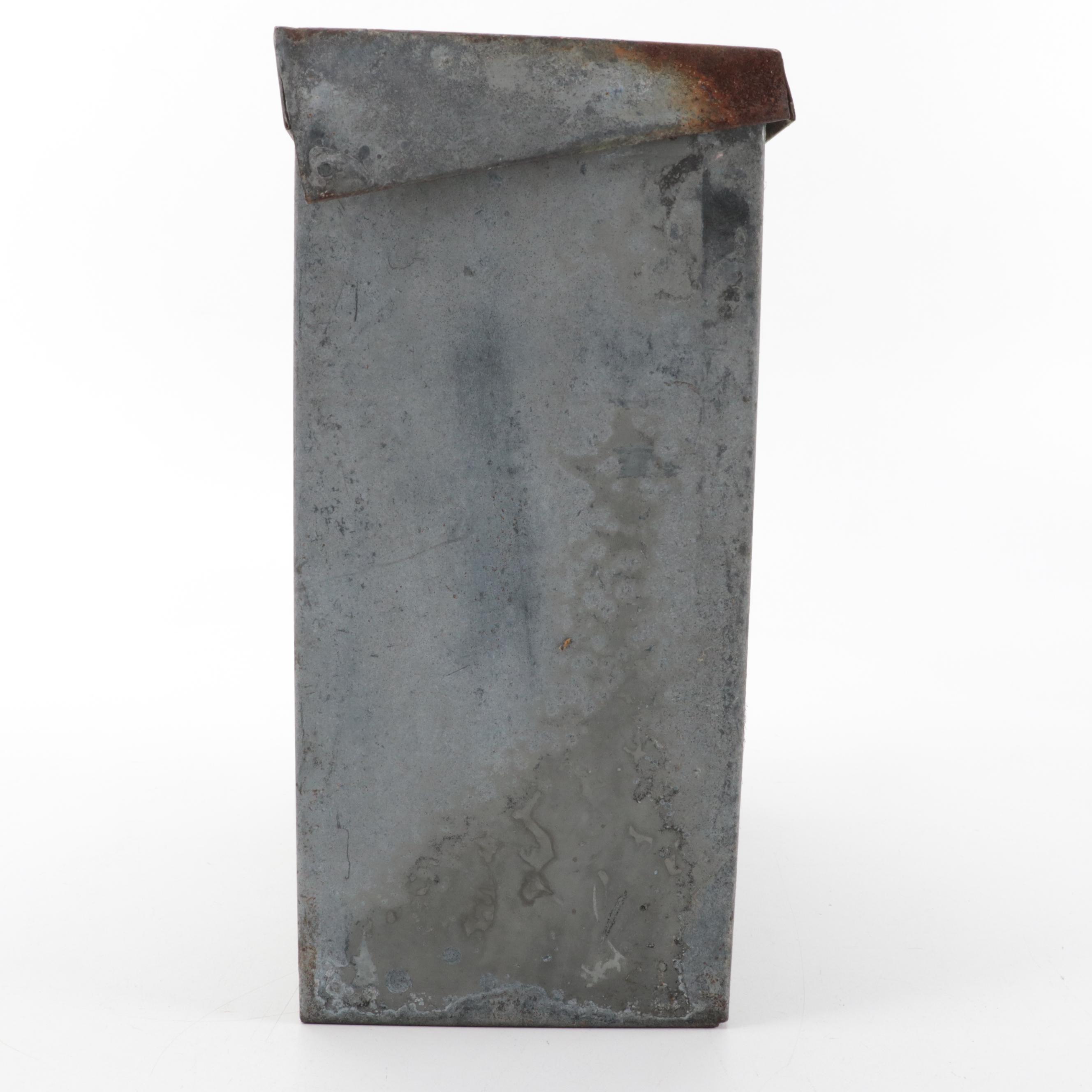 Polk's Milk Metal Container, Late 19th Century