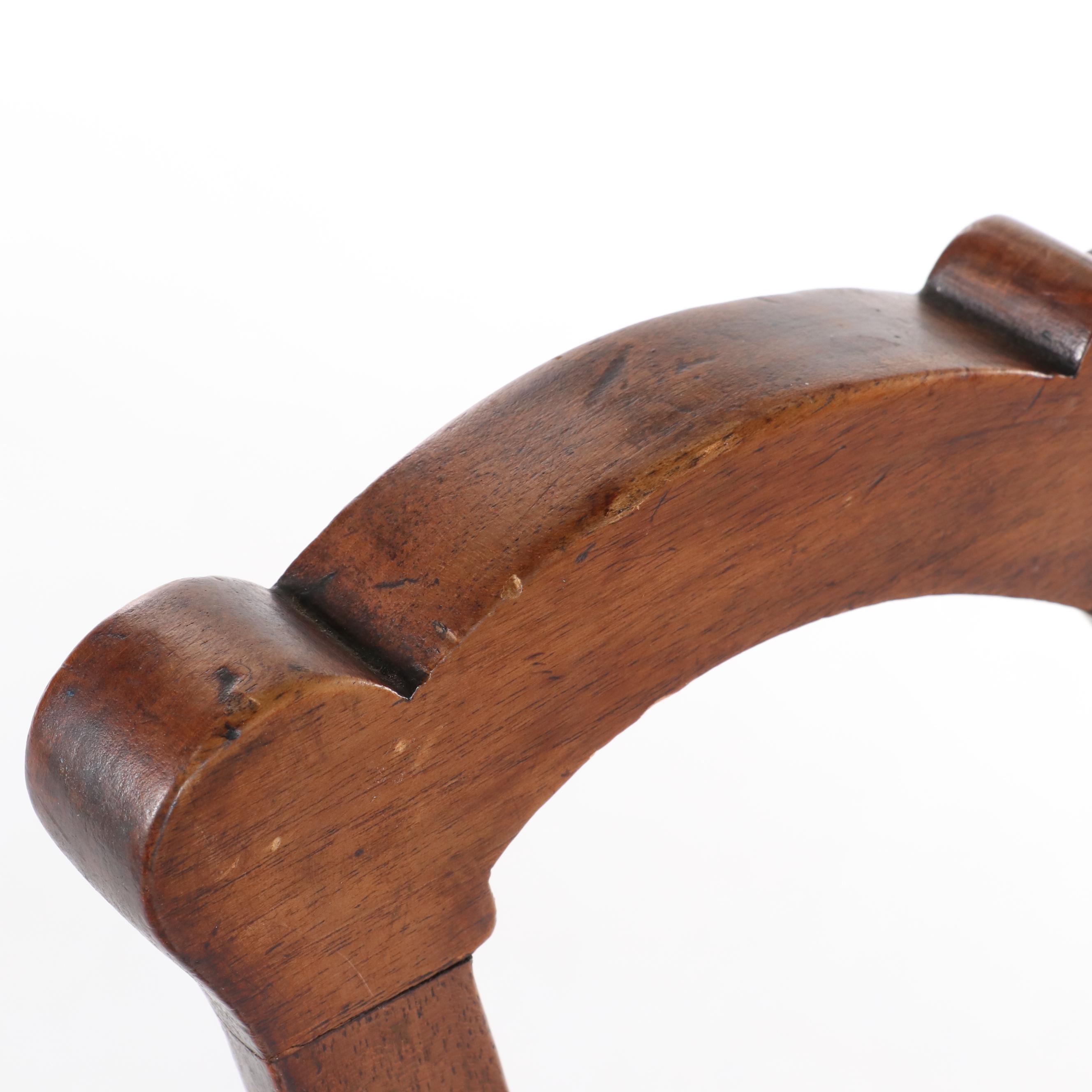 Six Chippendale Style Mahogany Dining Chairs, 1940s