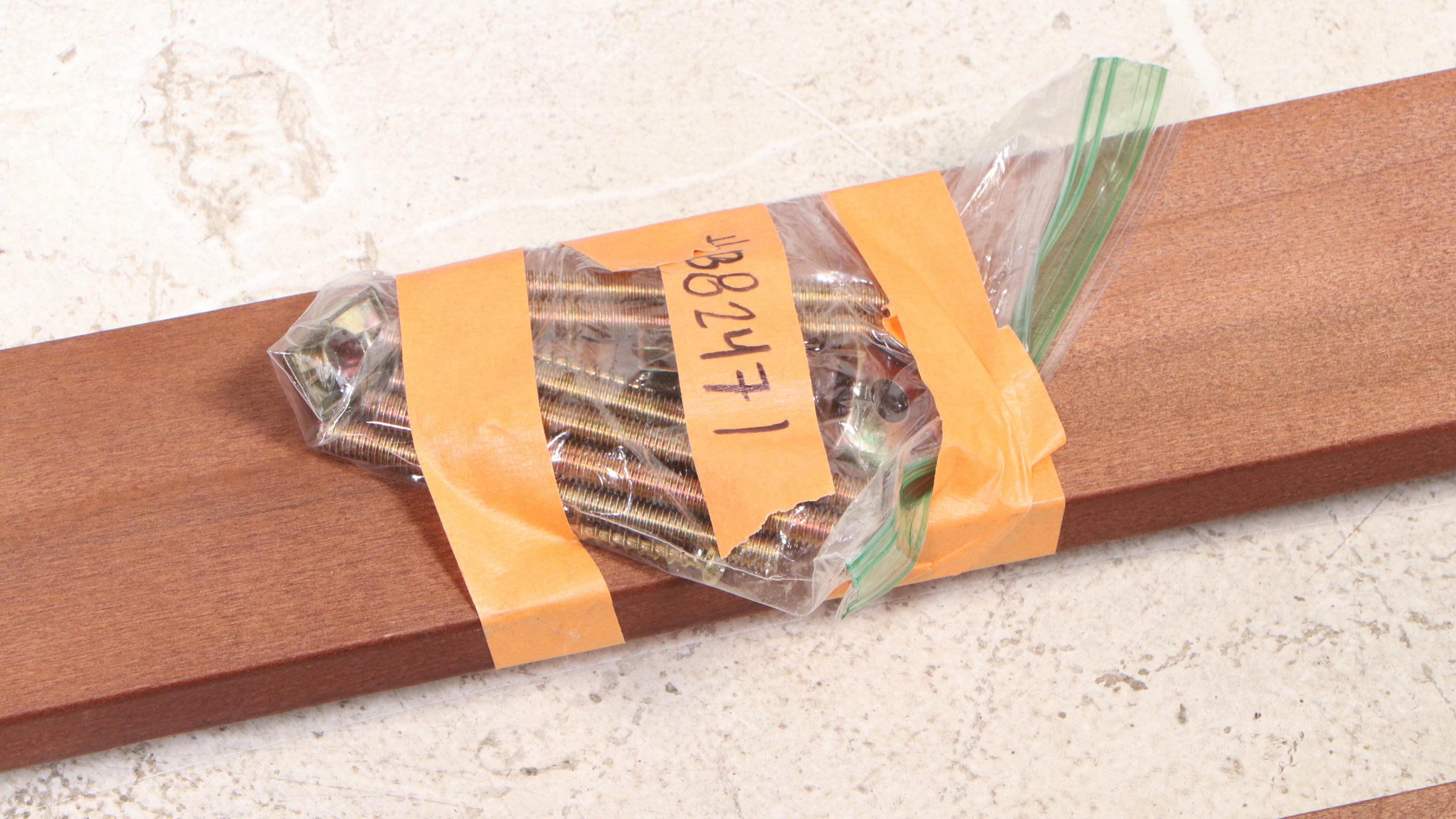 Cresent Fine Furniture "Melrose" Beech Queen Size Bed Frame in Gray Finish