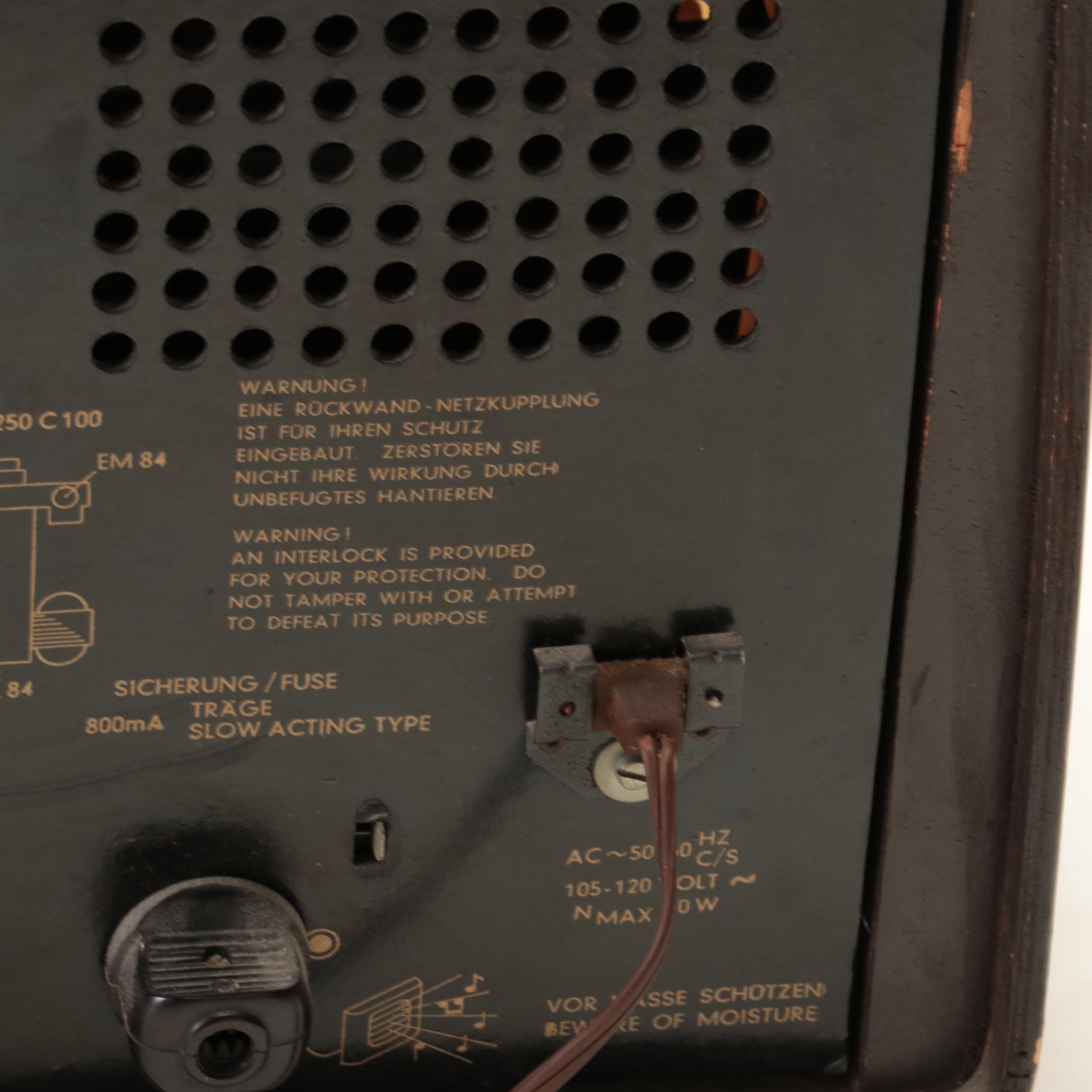 MCM Blaupunkt Sultan 2623 Tabletop Radio, Circa 1960