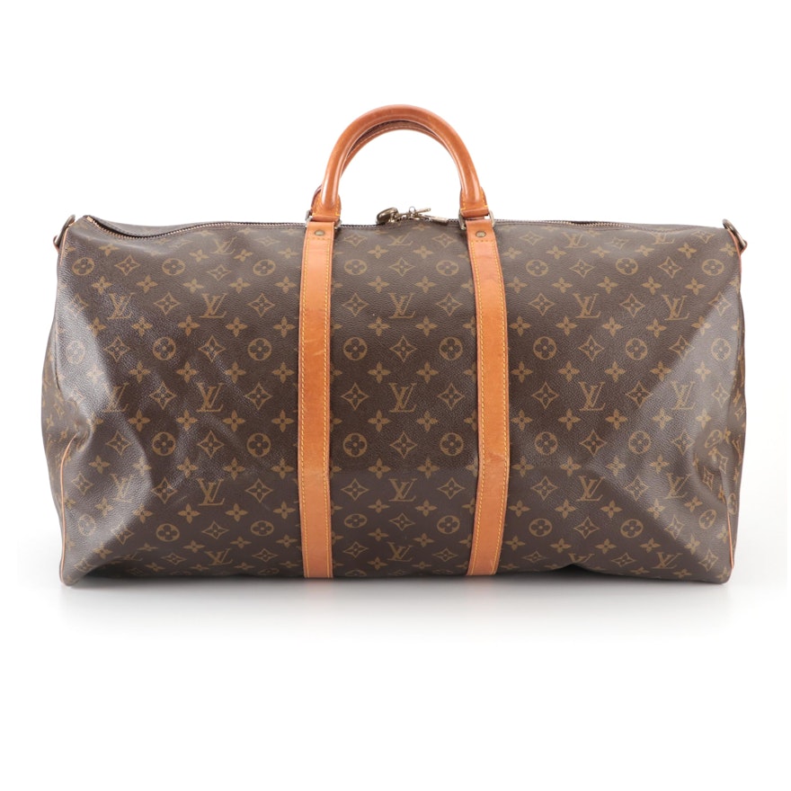 Louis Vuitton Malletier Keepall Bandoulière 60 in Monogram Canvas