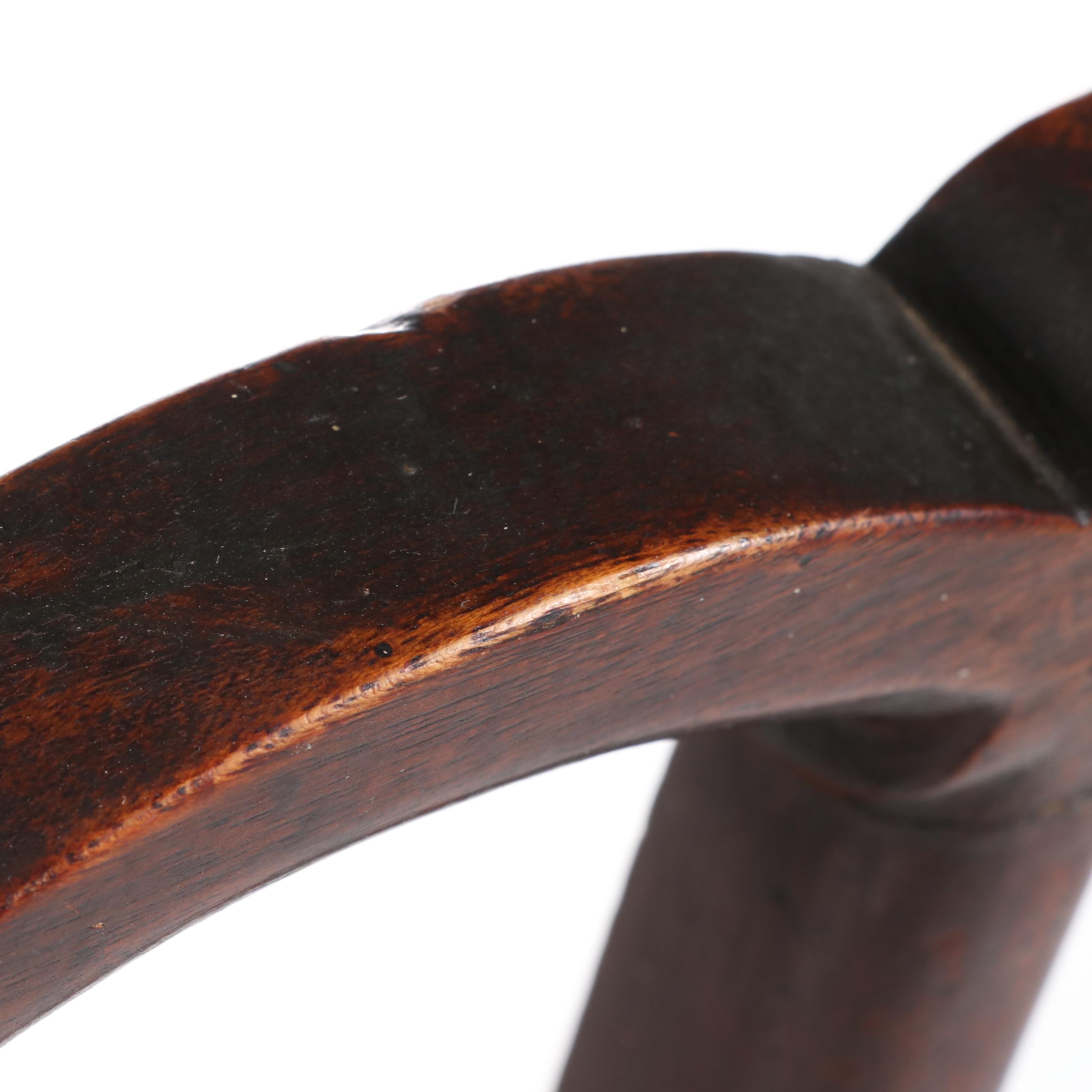 Six Chippendale Style Mahogany Dining Chairs, 1940s