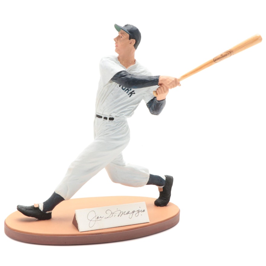 Gartlan Joe DiMaggio Yankees Signed Limited Edition Baseball Figure, Box and COA