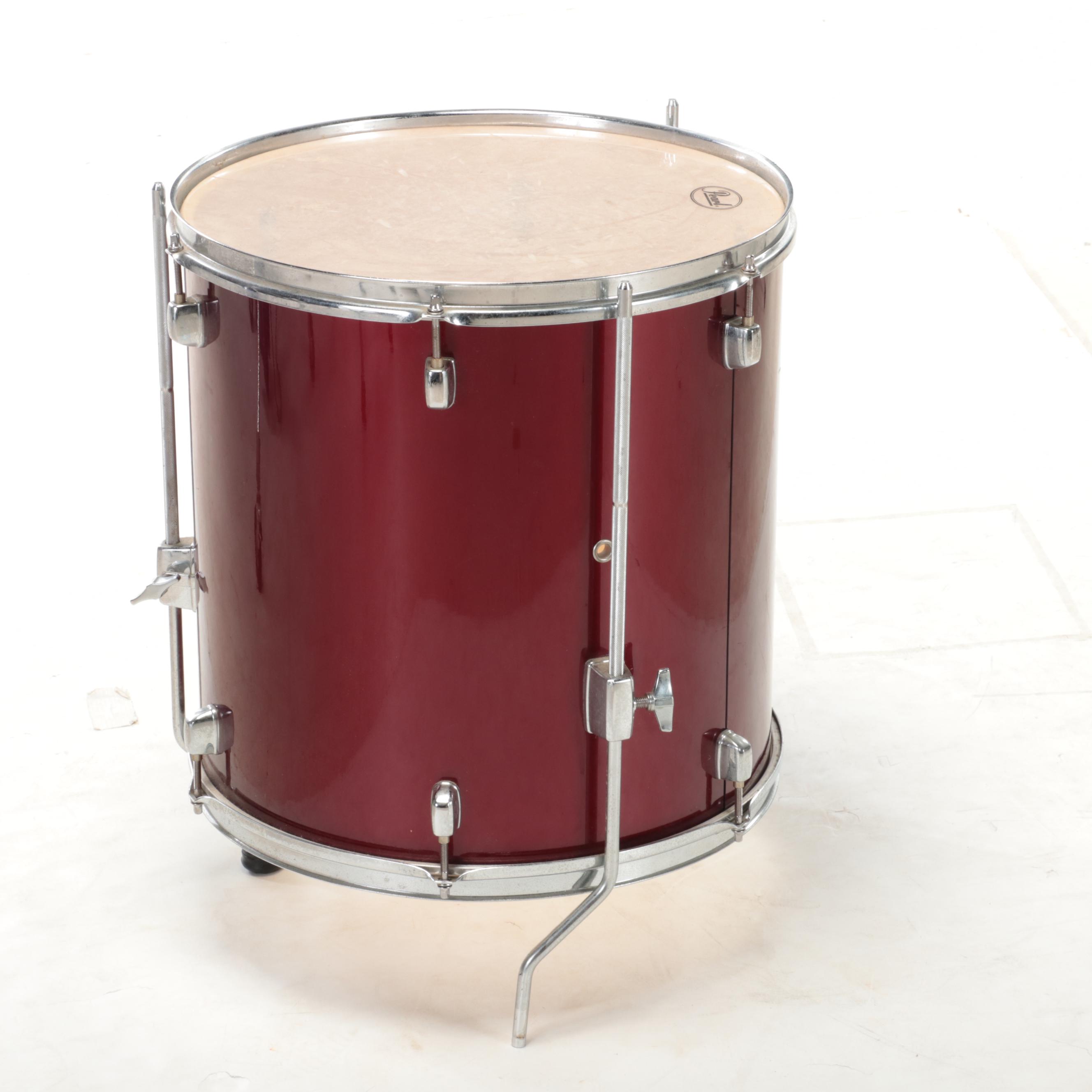 Vic Firth Snare Drum, Stand and Case with Pearl Forum Series 16" Floor Tom Drum