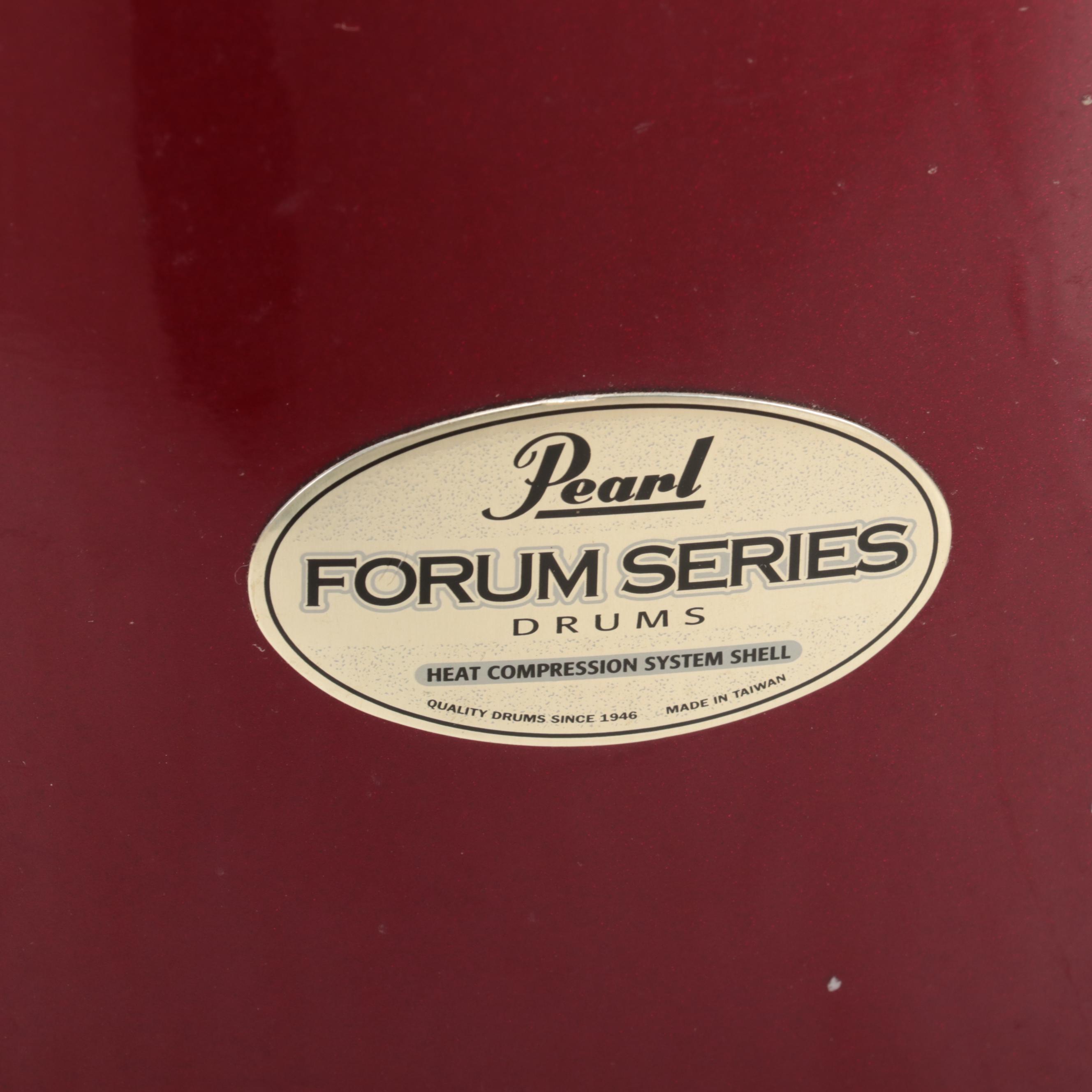 Vic Firth Snare Drum, Stand and Case with Pearl Forum Series 16" Floor Tom Drum