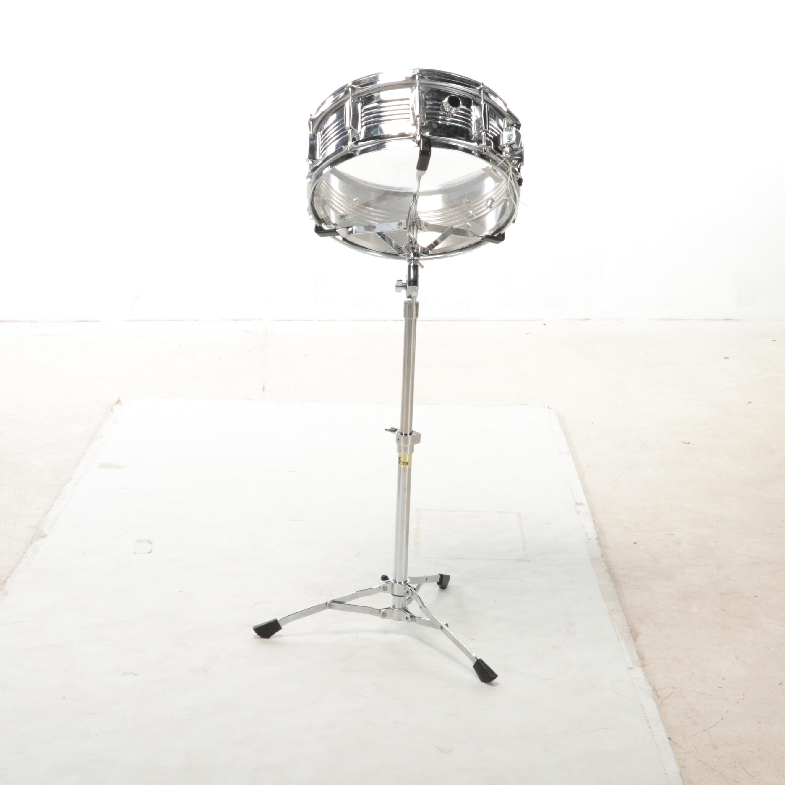 Vic Firth Snare Drum, Stand and Case with Pearl Forum Series 16" Floor Tom Drum