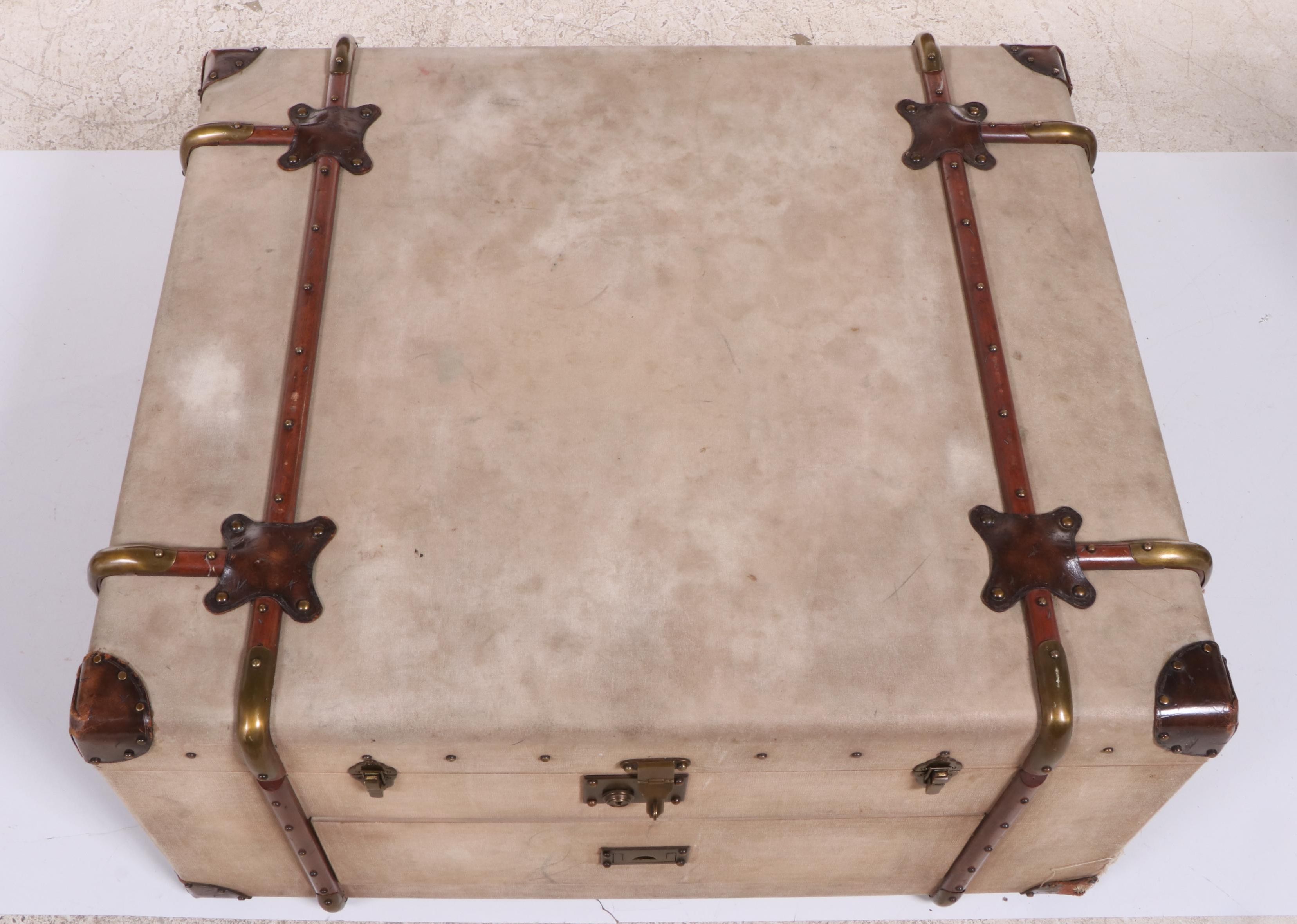 Polo By Ralph Lauren Steamer Trunk Style Coffee Table with Storage