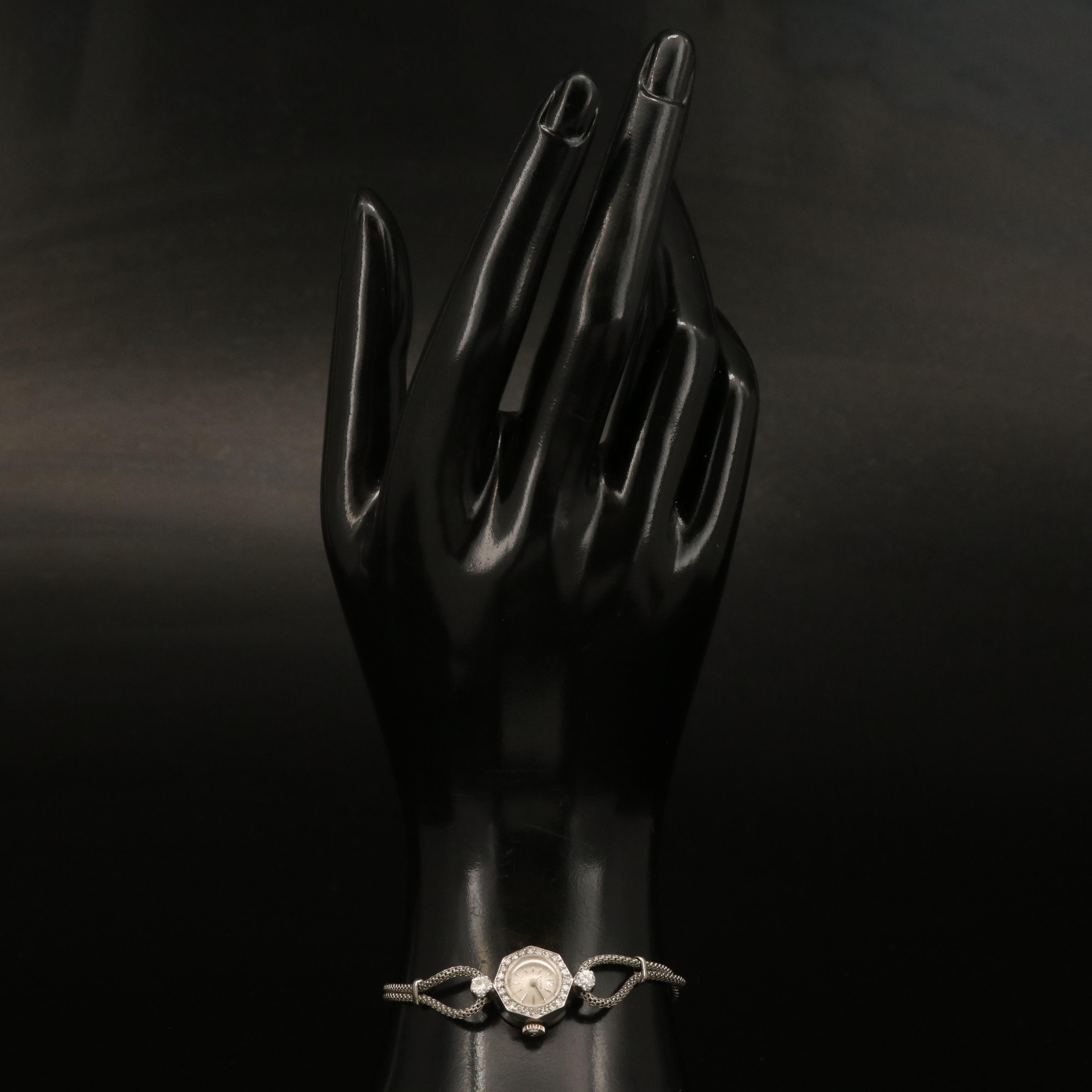 14K Bulova Diamond Watch