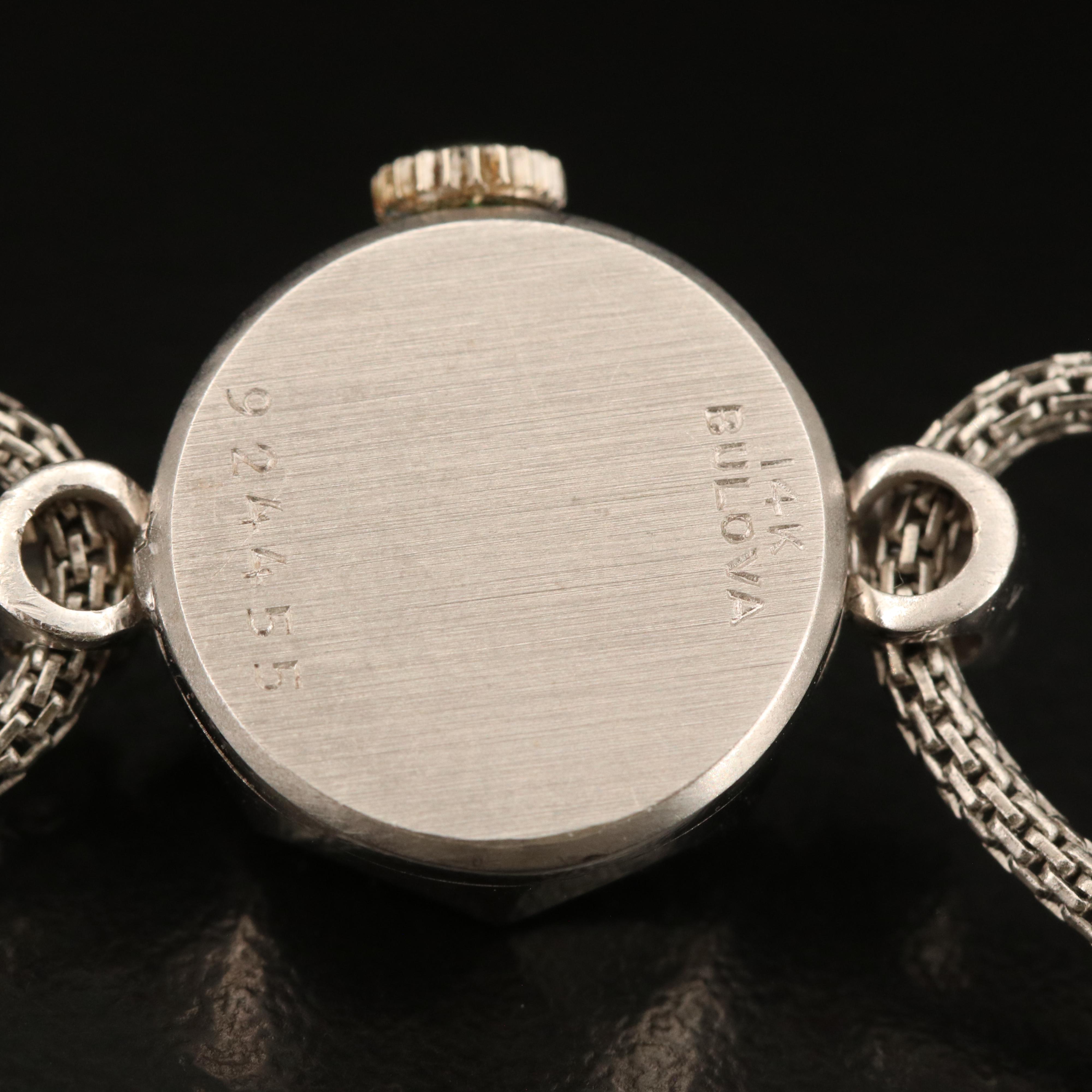 14K Bulova Diamond Watch