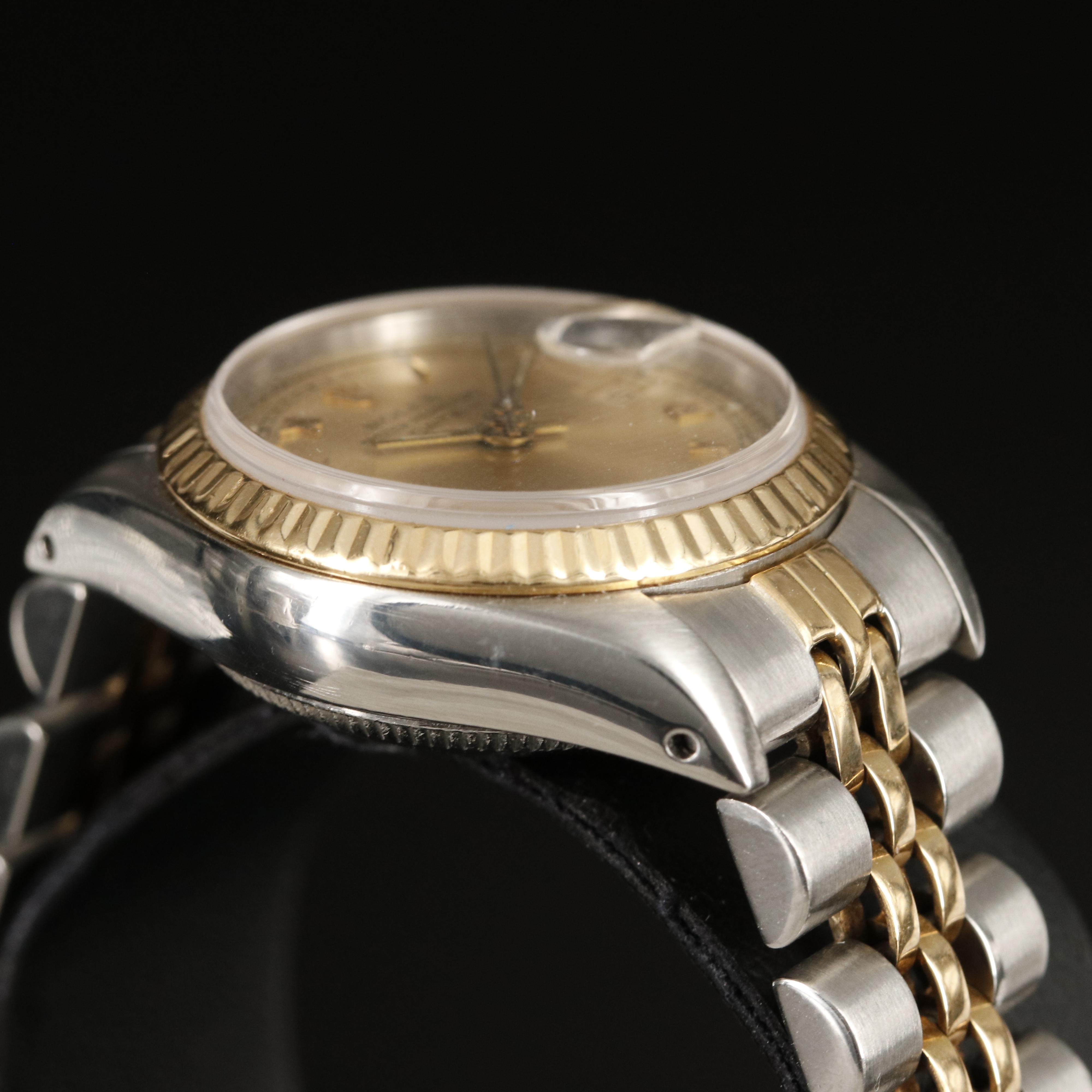 1984 Rolex Datejust Champagne Roman Dial Watch