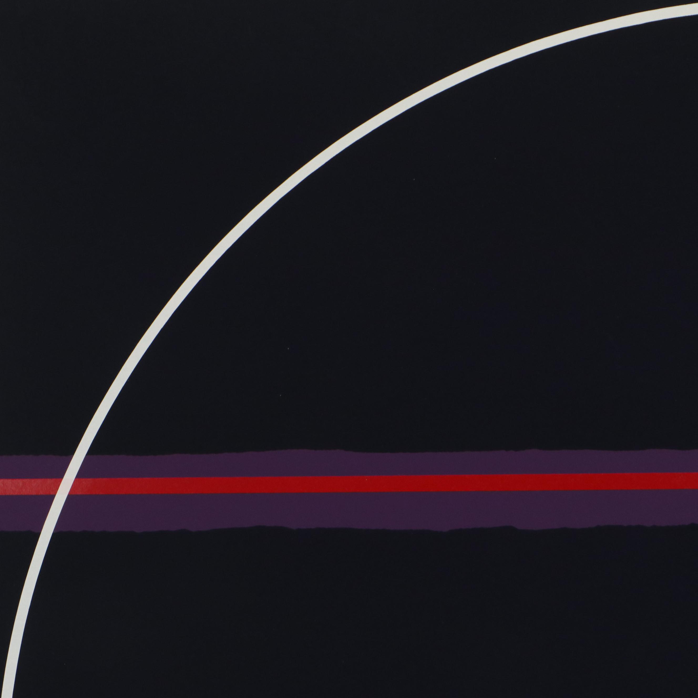 Thomas Whelan Benton Serigraph "White Cap," 1979