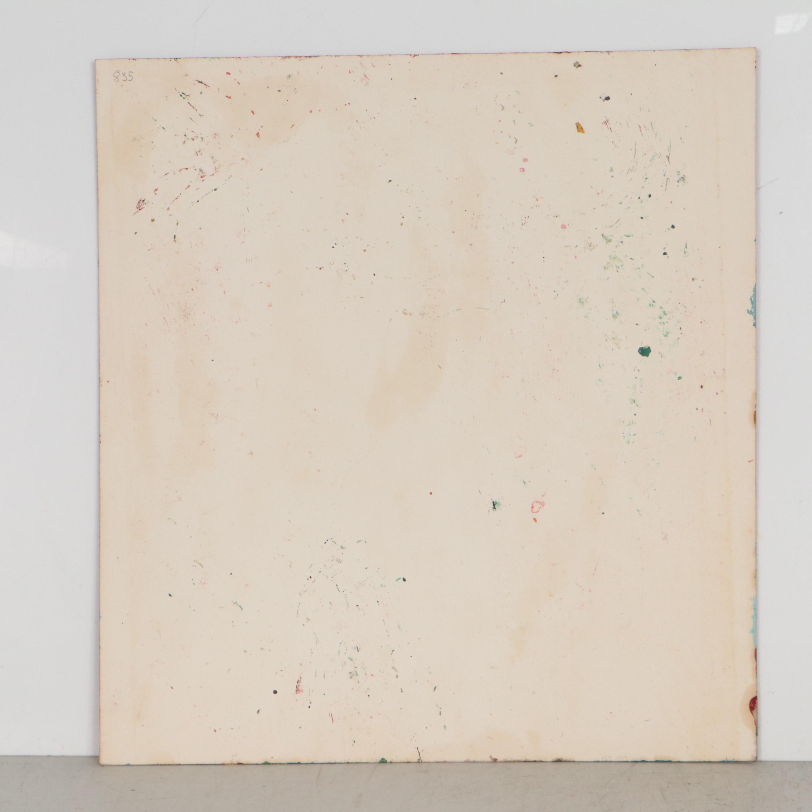 Sarah Roush Oil Pastel Drawing of Nude