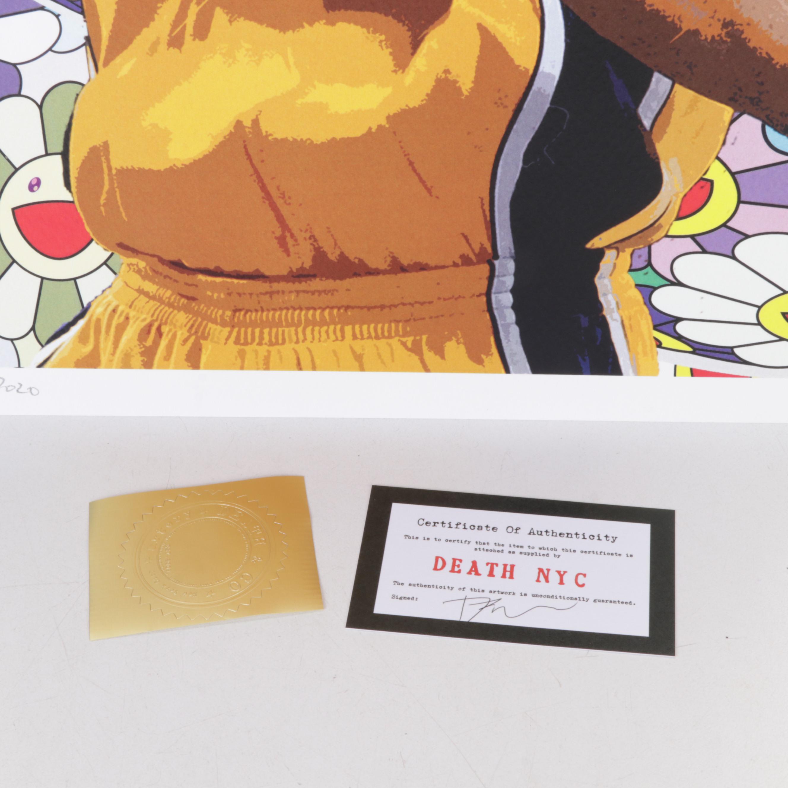 Death NYC Pop Art Graphic Print Featuring Kobe Bryant, 2020
