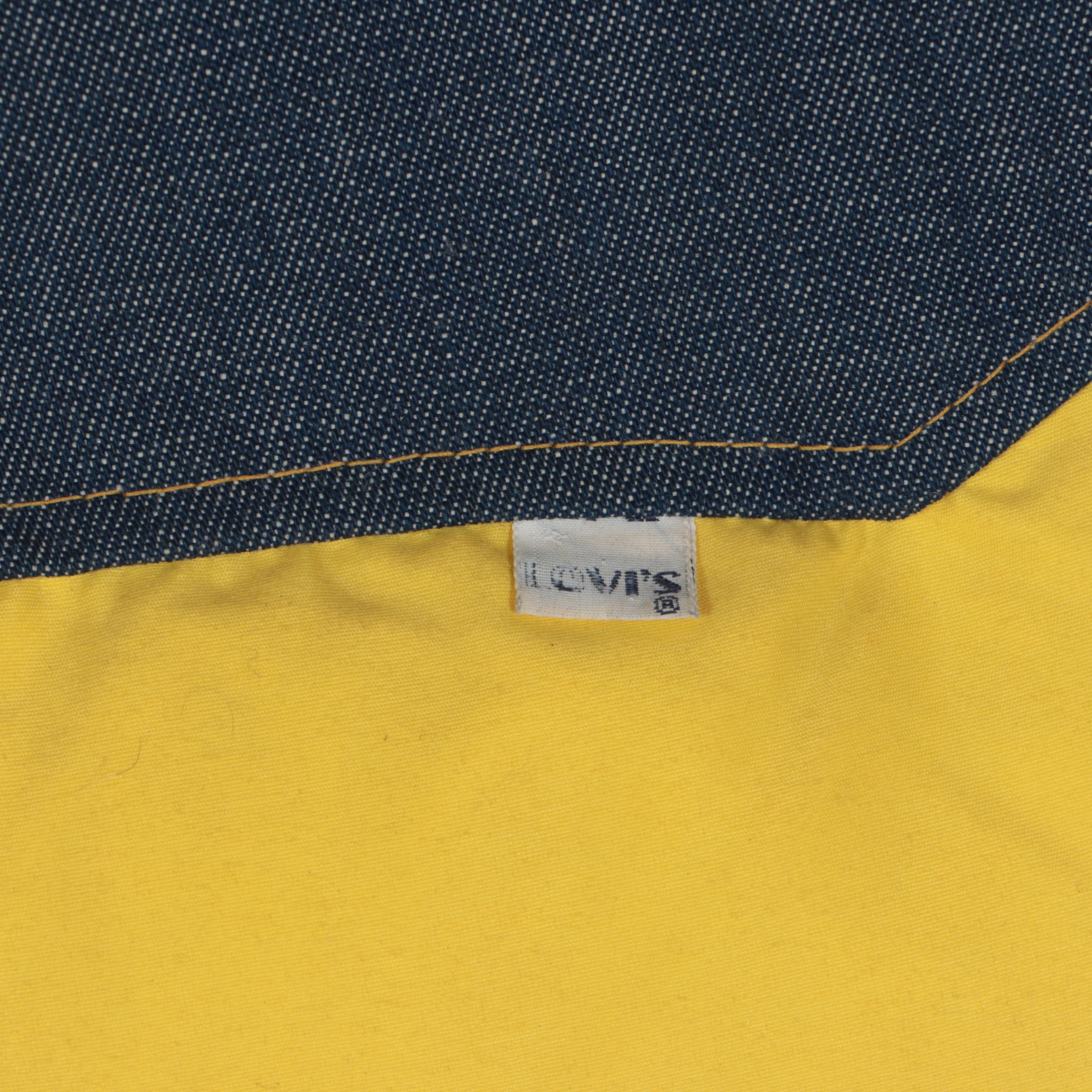 Children's Ski Levi's Down-Filled Vest in Denim and Nylon