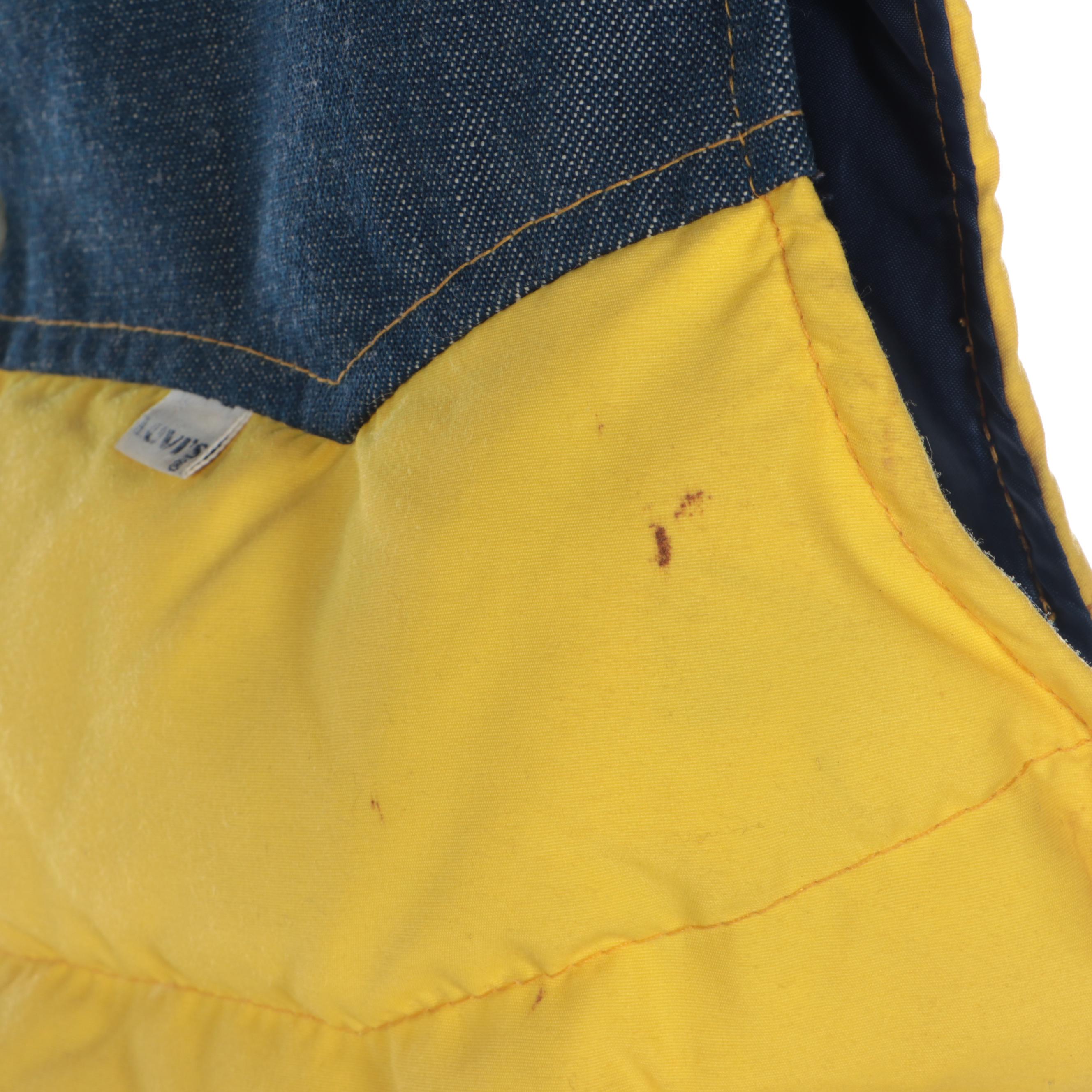 Children's Ski Levi's Down-Filled Vest in Denim and Nylon