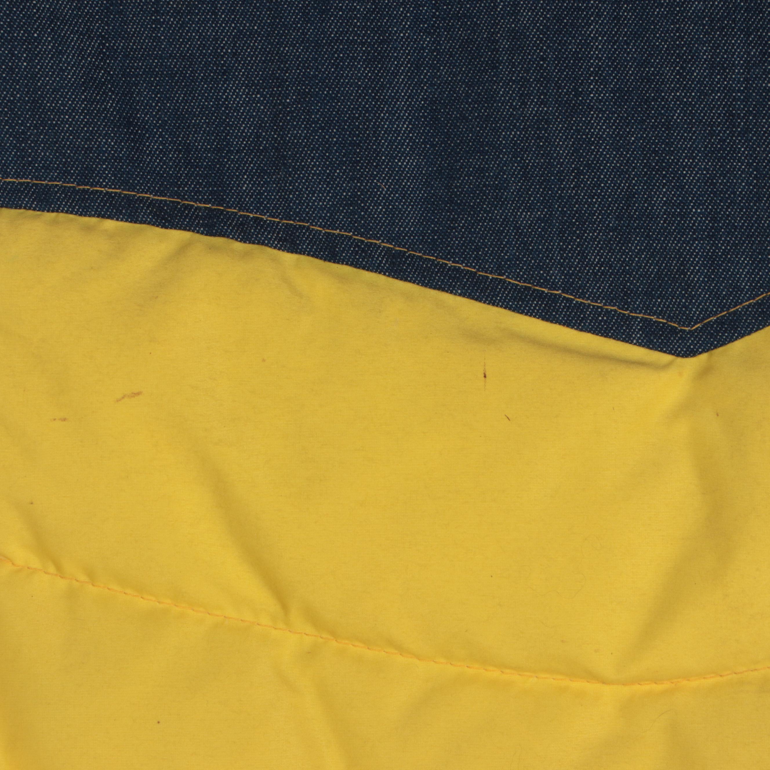 Children's Ski Levi's Down-Filled Vest in Denim and Nylon